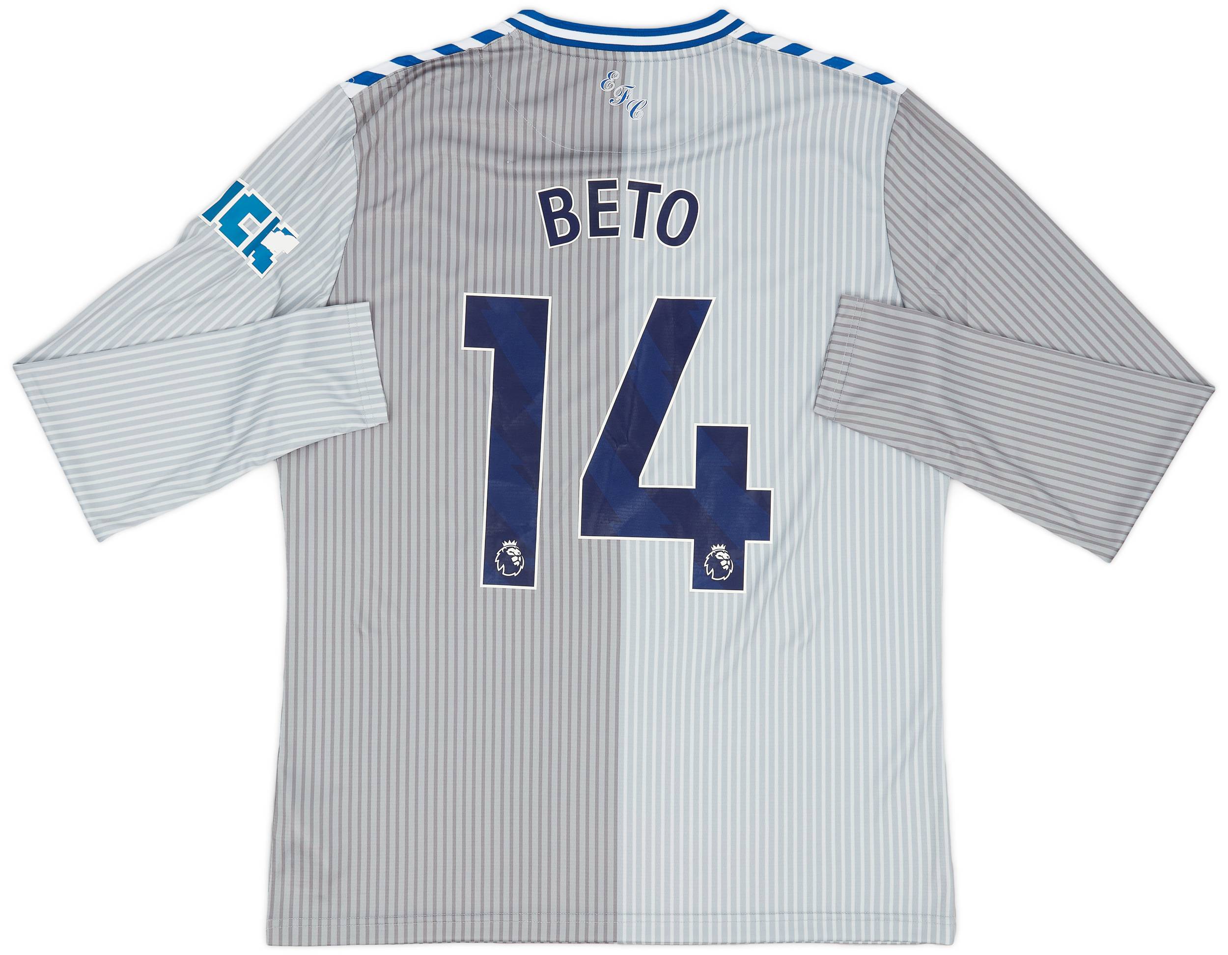 2023-24 Everton Third L/S Shirt Beto #14 (XL)