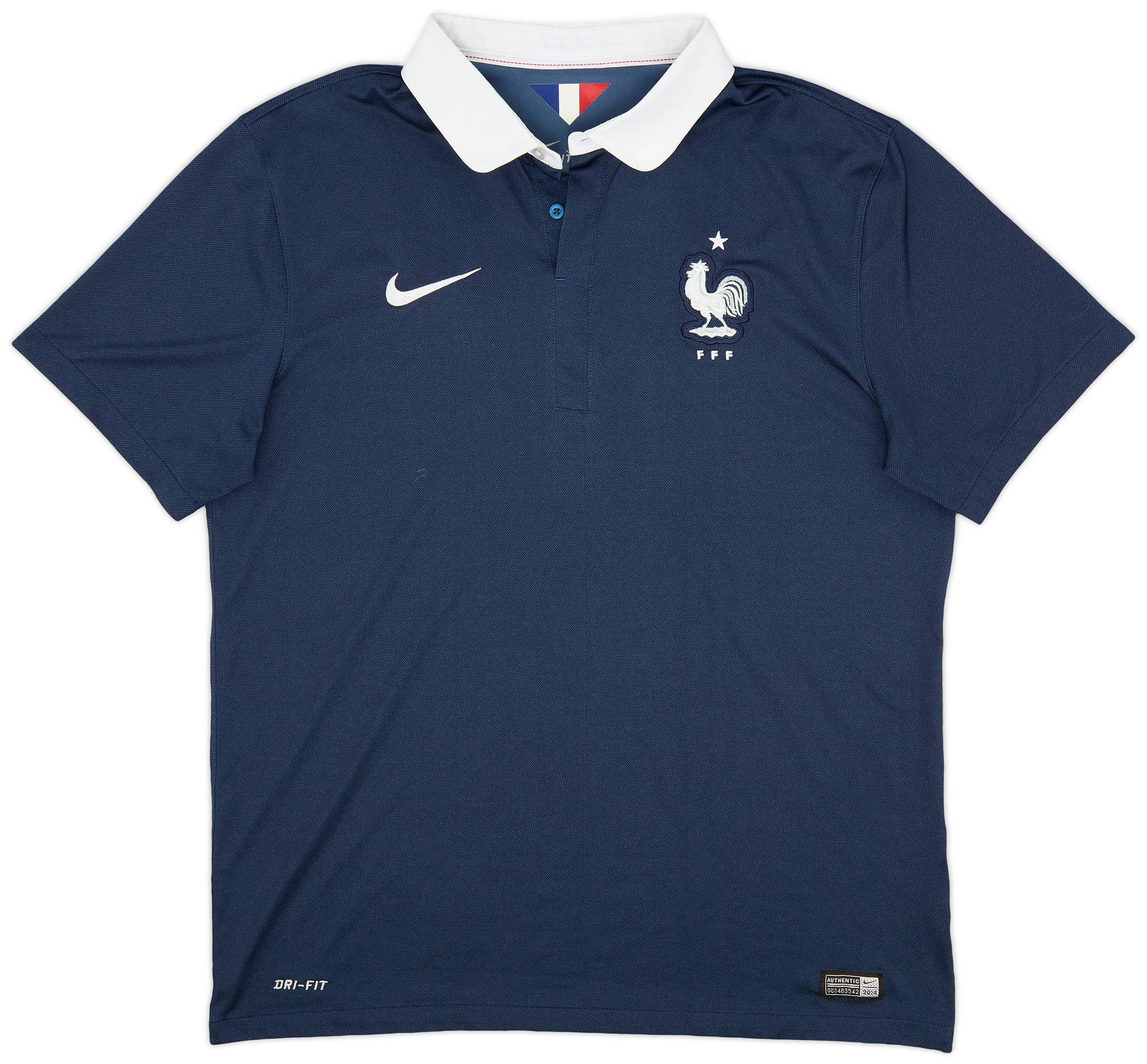 2014-15 France Home Shirt - 10/10 - (L)