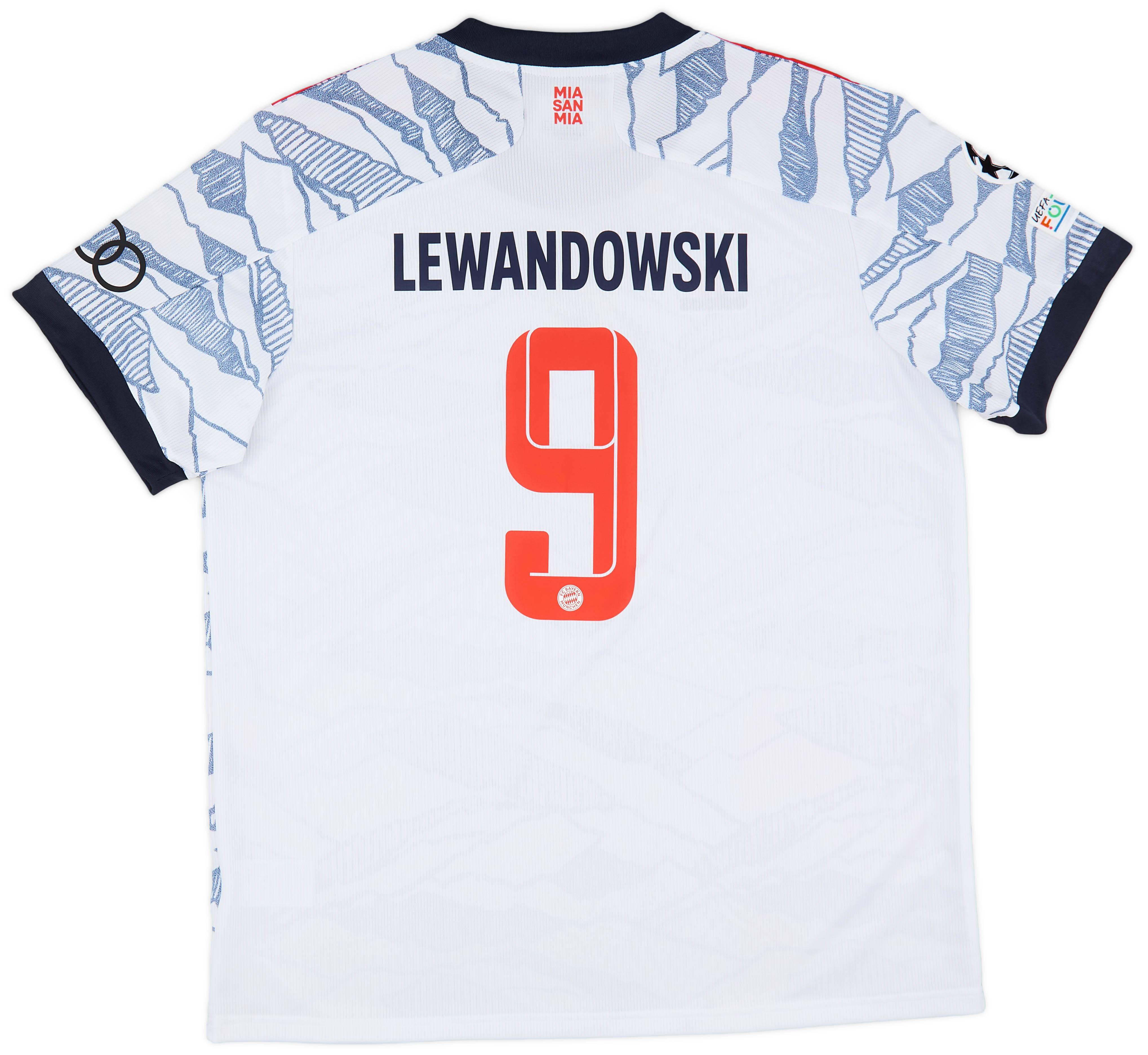 2021-22 Bayern Munich Authentic Third Shirt Lewandowski #9 (XL)