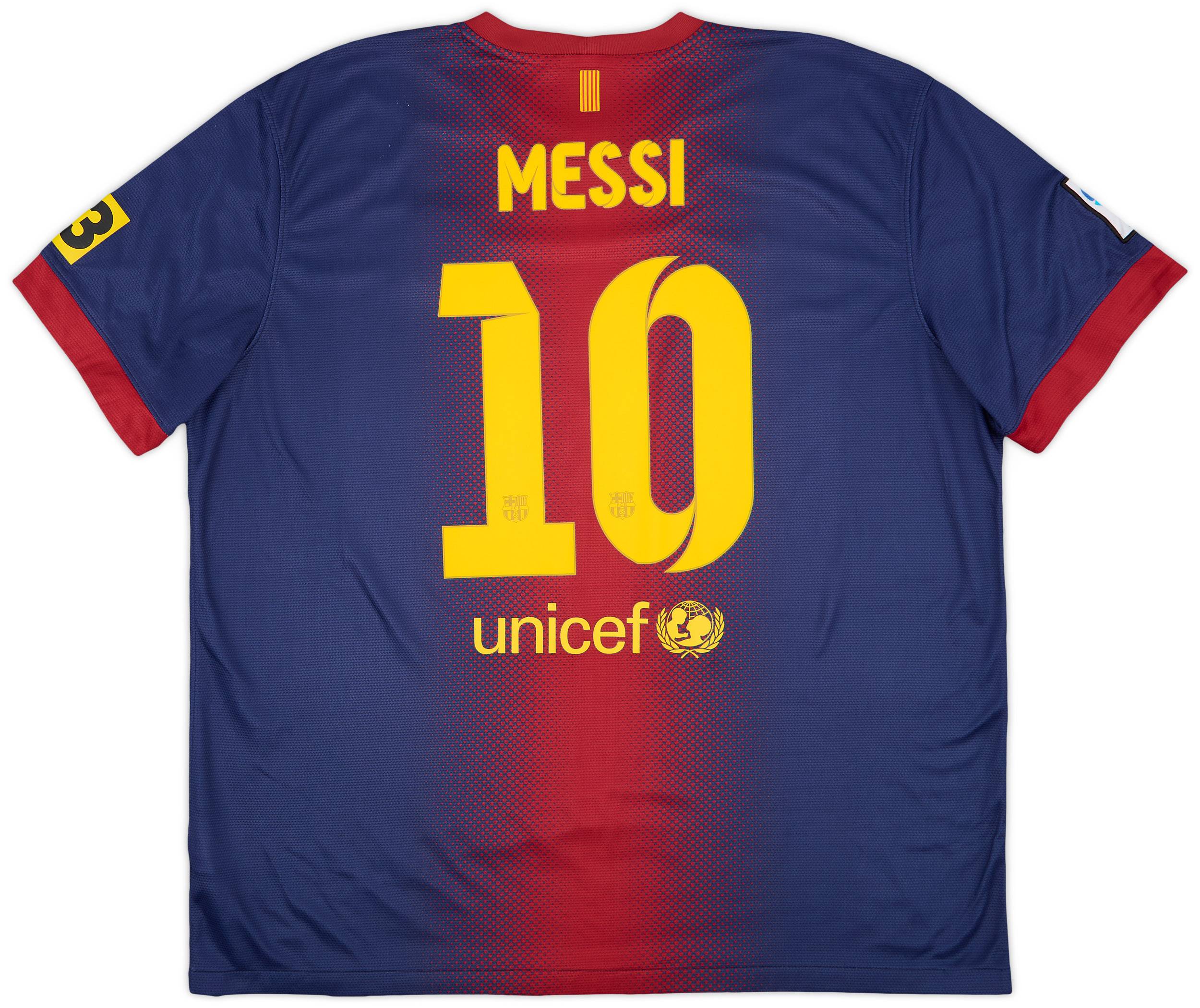 2012-13 Barcelona Home Shirt Messi #10 - 8/10 - (XXL)