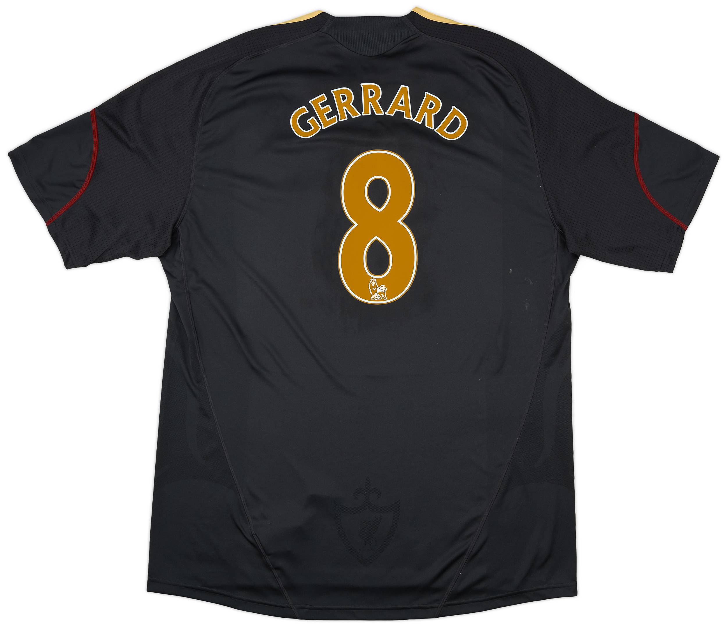 2009-10 Liverpool Away Shirt Gerrard #8 - 4/10 - (XXL)
