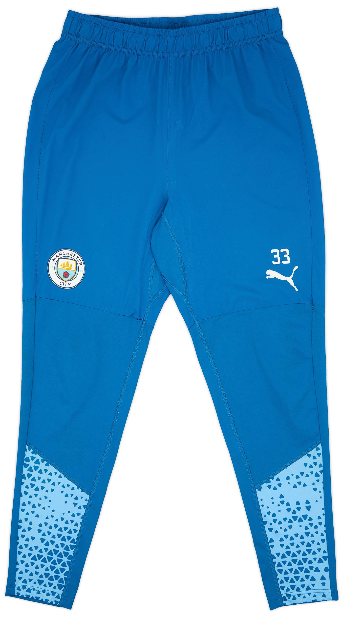 2023-24 Manchester City Player Issue Training Pants/Bottoms # - 7/10 - (L)
