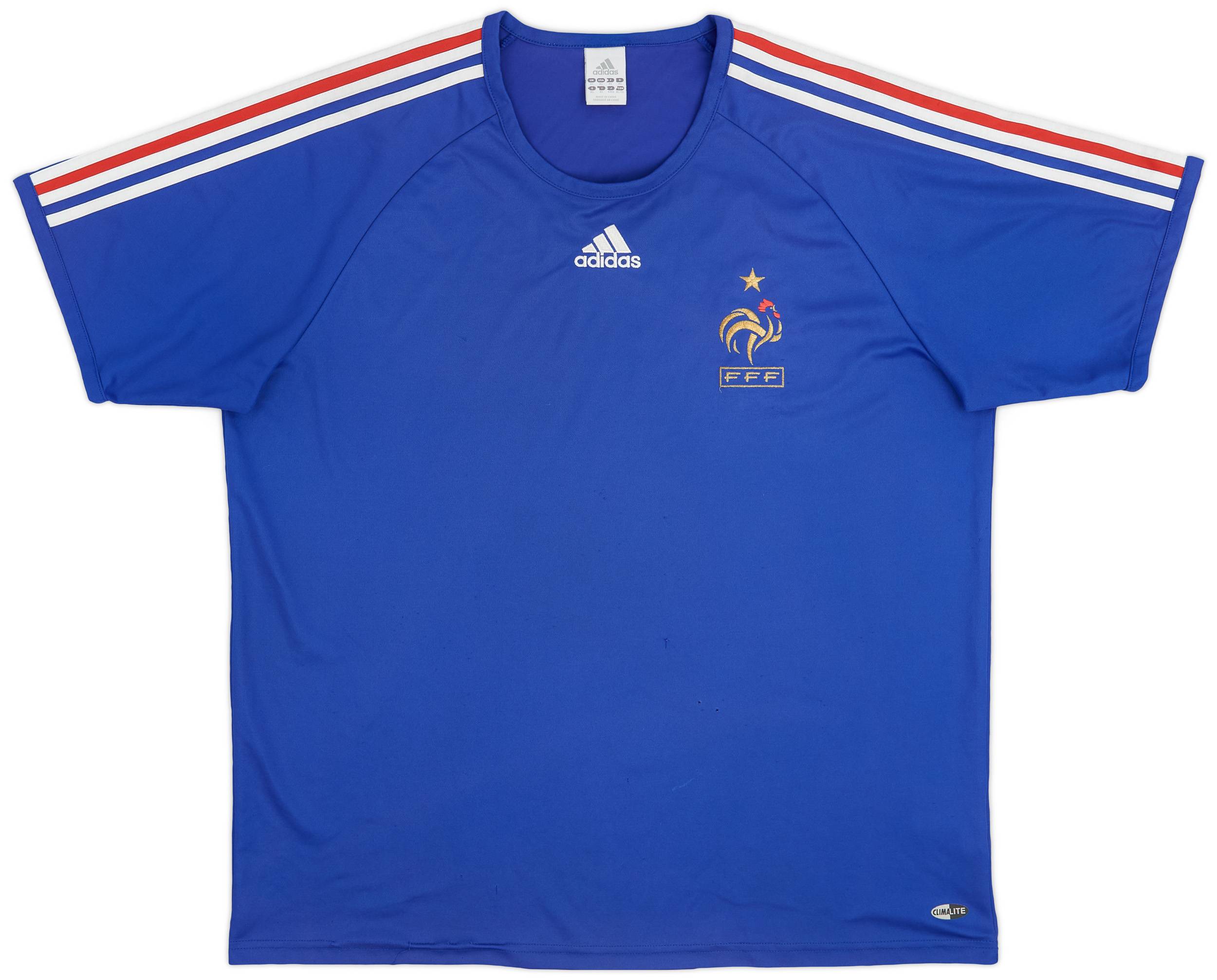 2007-08 France Basic Home Shirt - 6/10 - (XL)