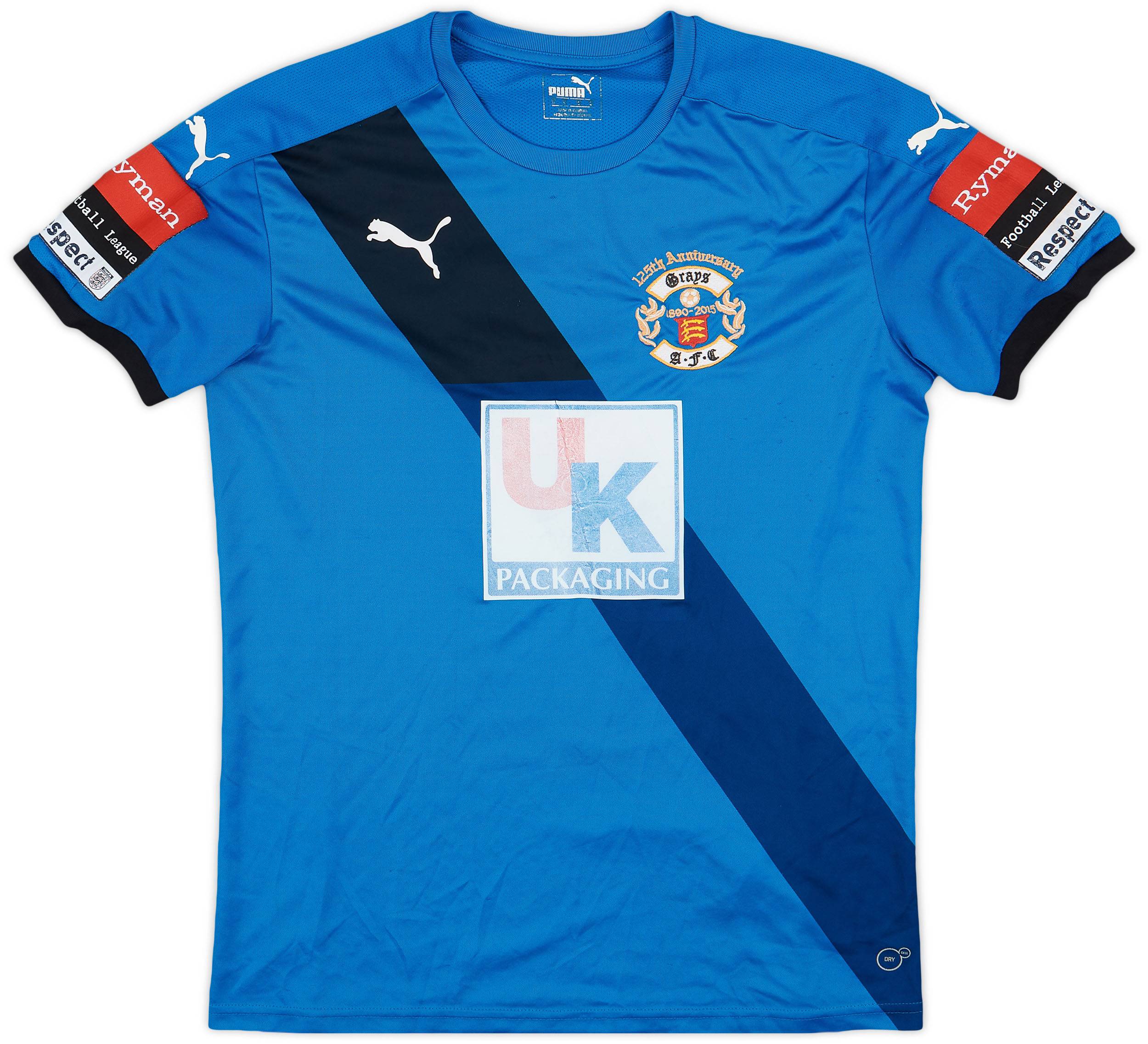 2015-16 Grays Athletic Home Shirt #8 - 6/10 - (M)