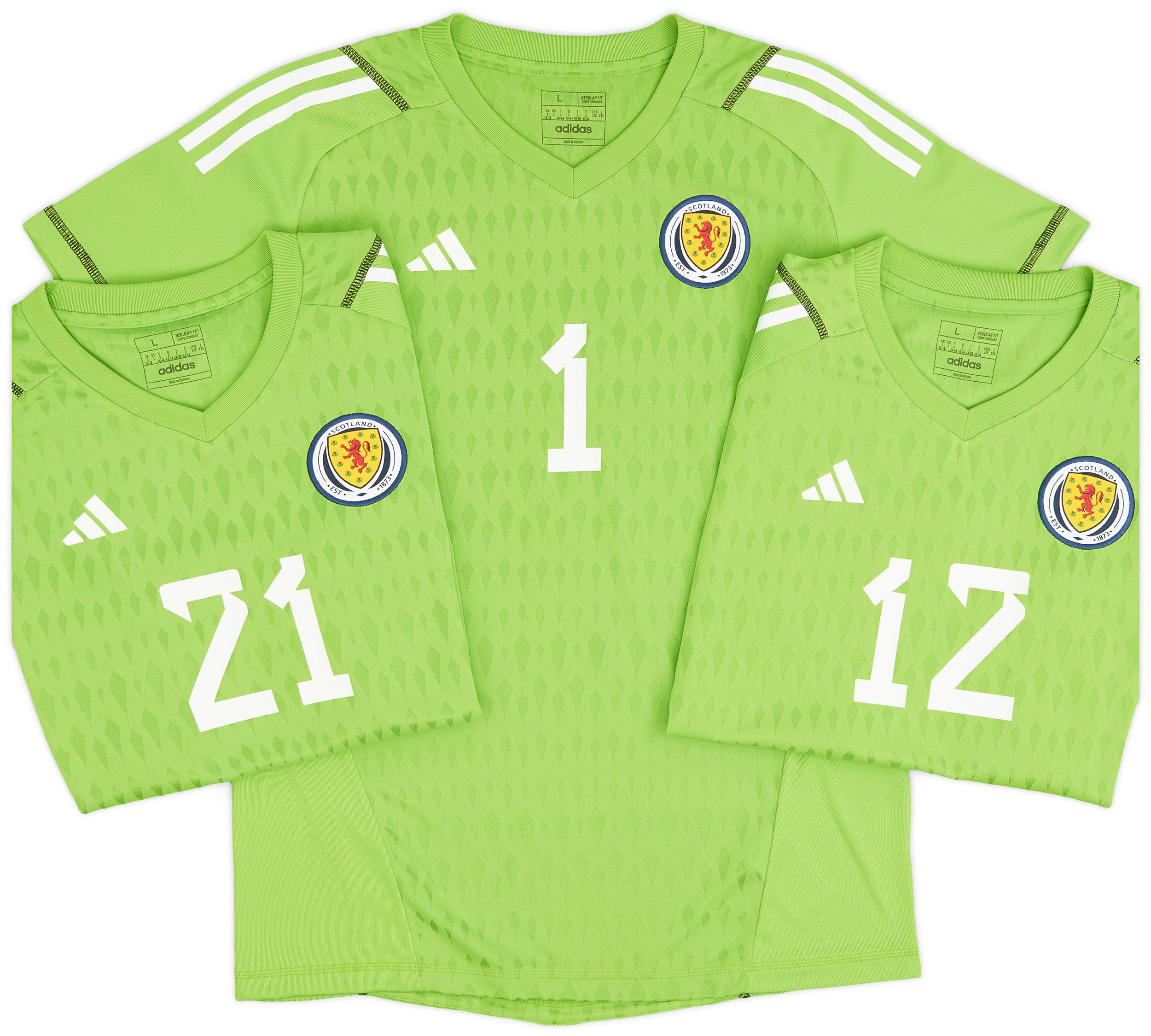 2022-23 Scotland Women's GK S/S Shirt # - As New