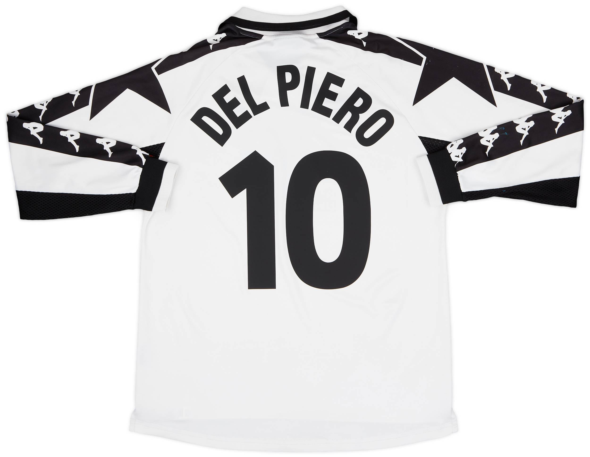 1998-99 Juventus Away L/S Shirt Del Piero #10 - 6/10 - (L)