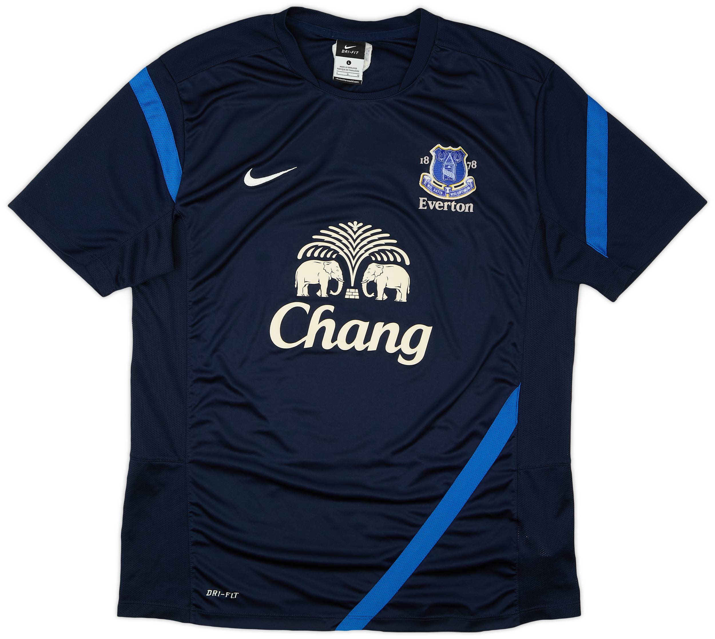 2012-13 Everton Nike Training Shirt - 8/10 - (L)