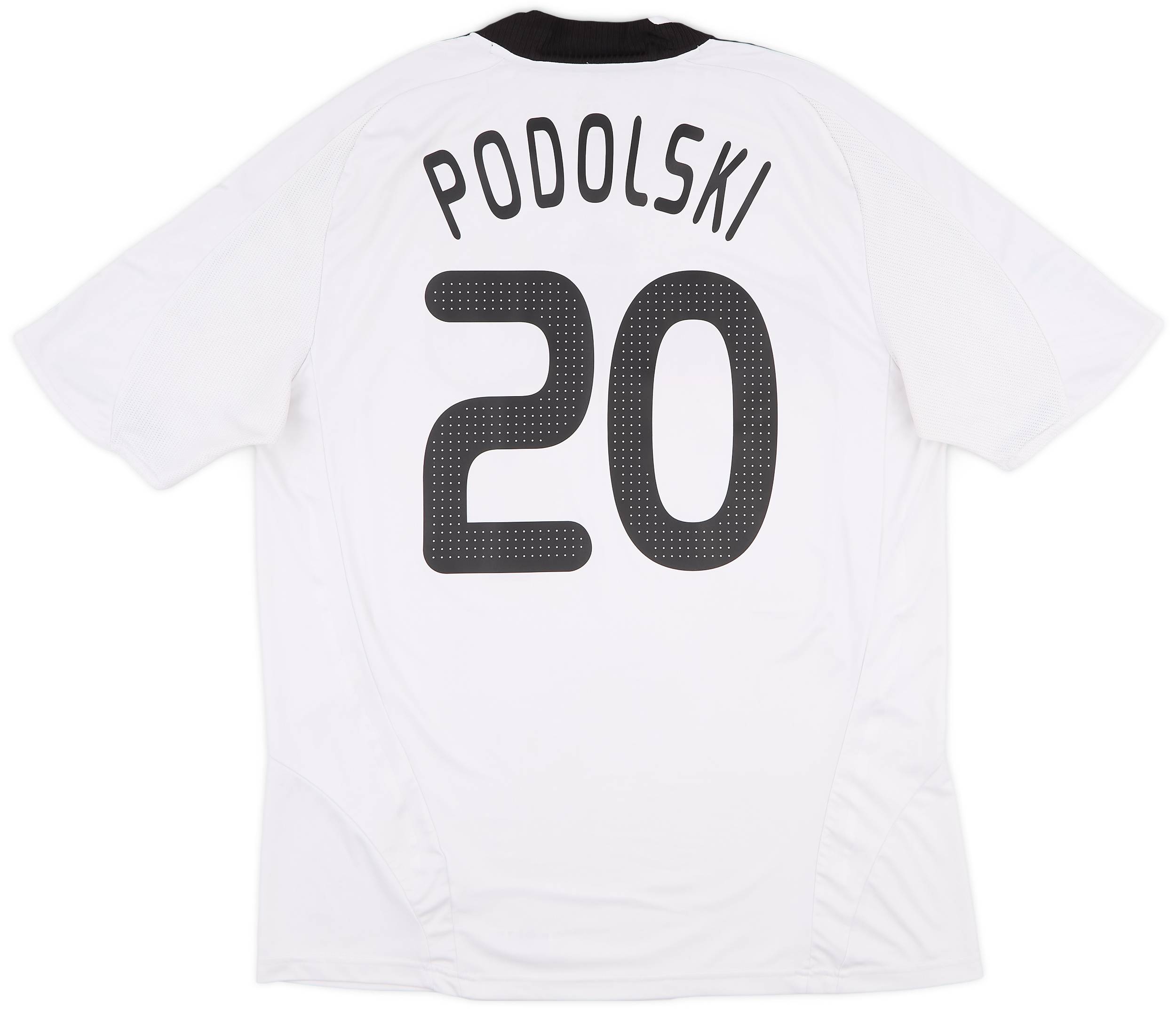 2008-09 Germany Home Shirt Podolski #20 - 7/10 - (XL)