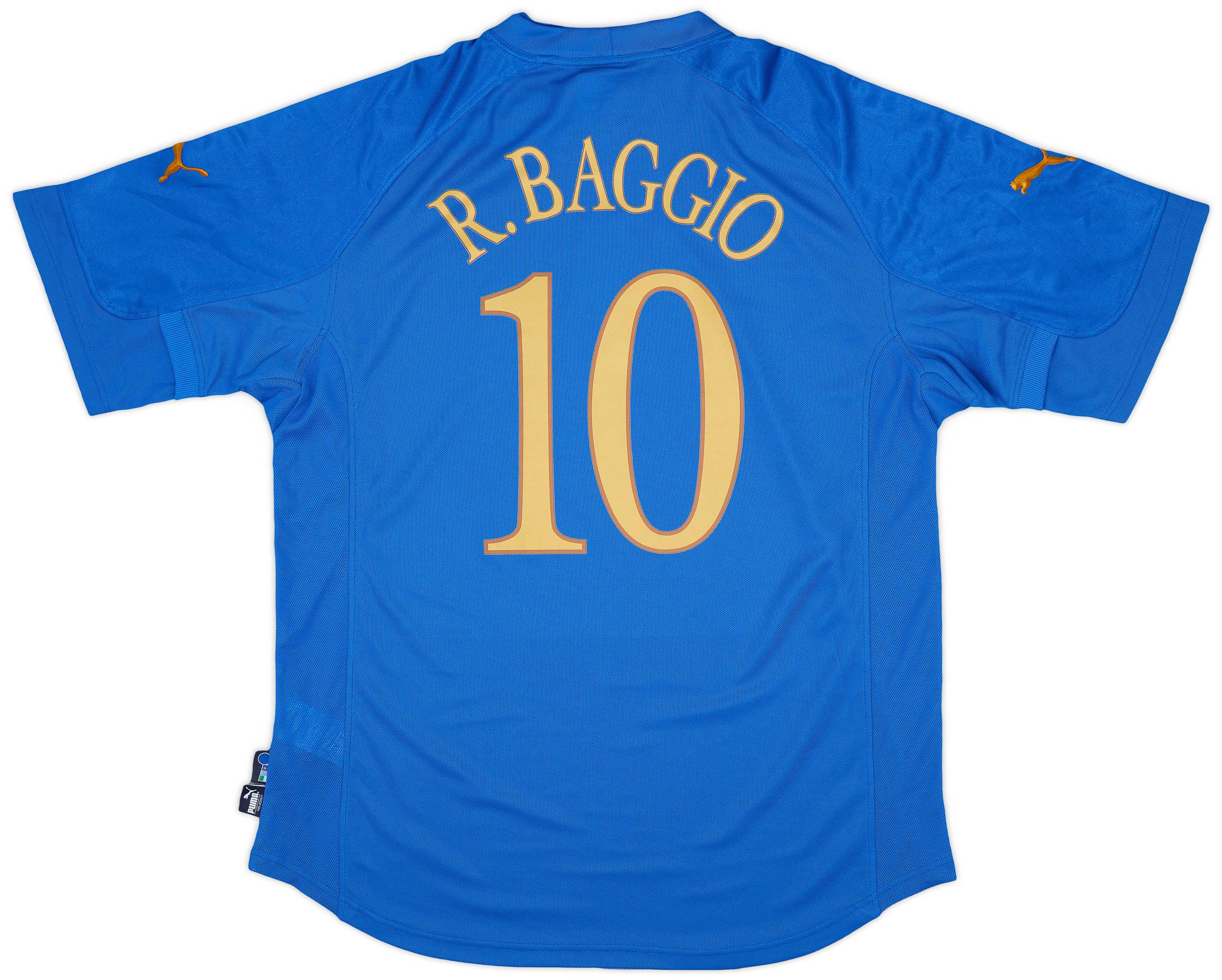 2004-06 Italy Home Shirt R. Baggio #10 (XXL)