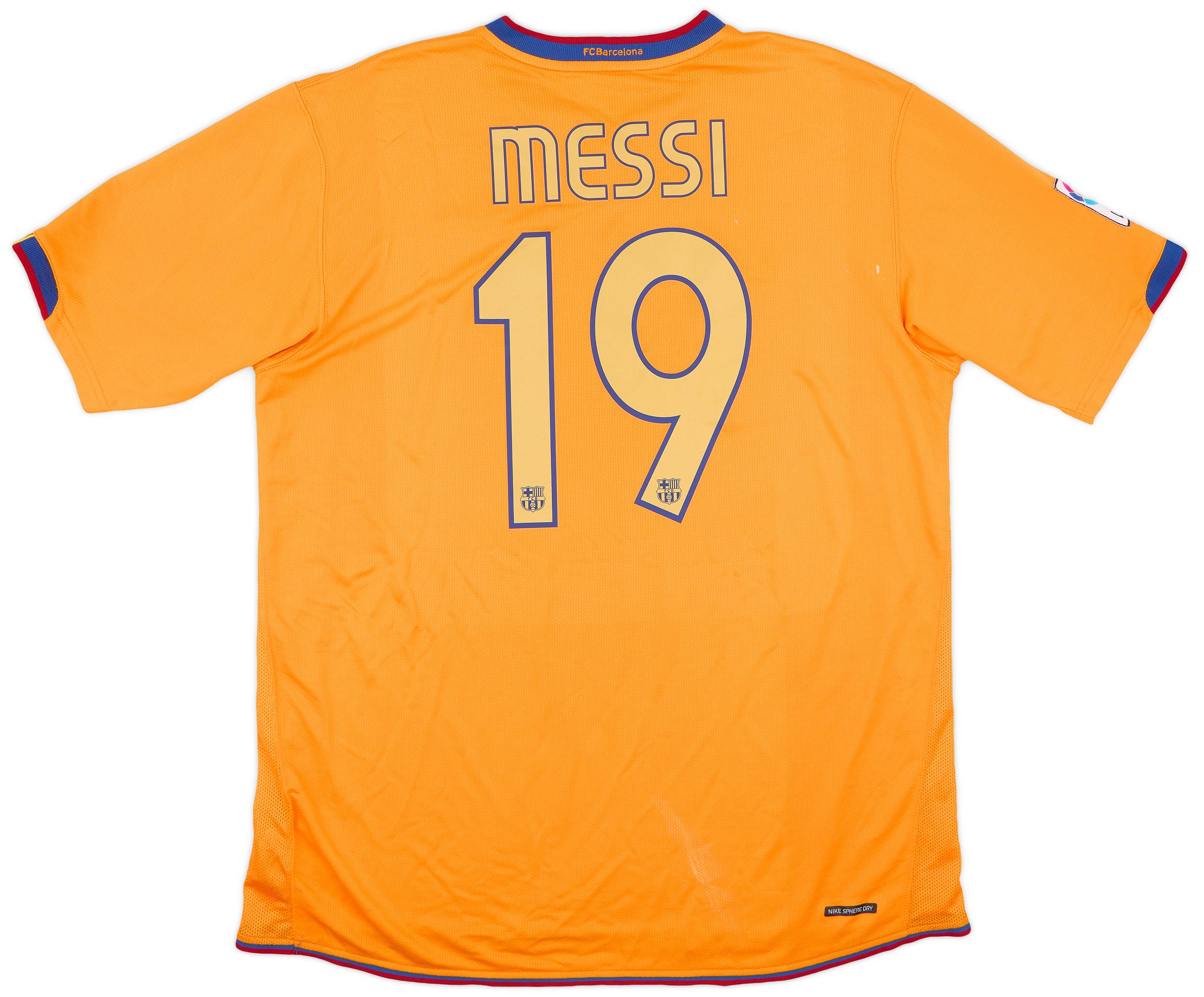 2006-08 Barcelona Away Shirt Messi #19 - 6/10 - (XL)