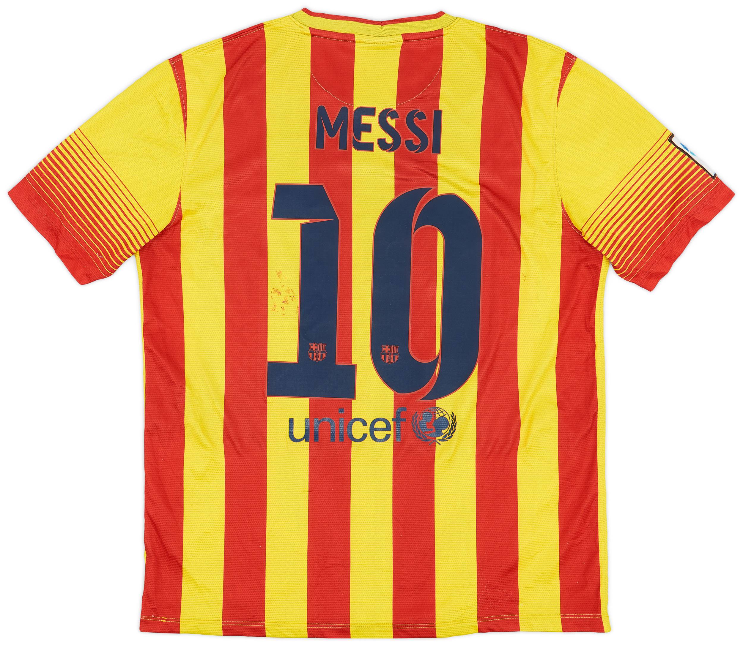 2013-15 Barcelona Away Shirt Messi #10 - 6/10 - (L)