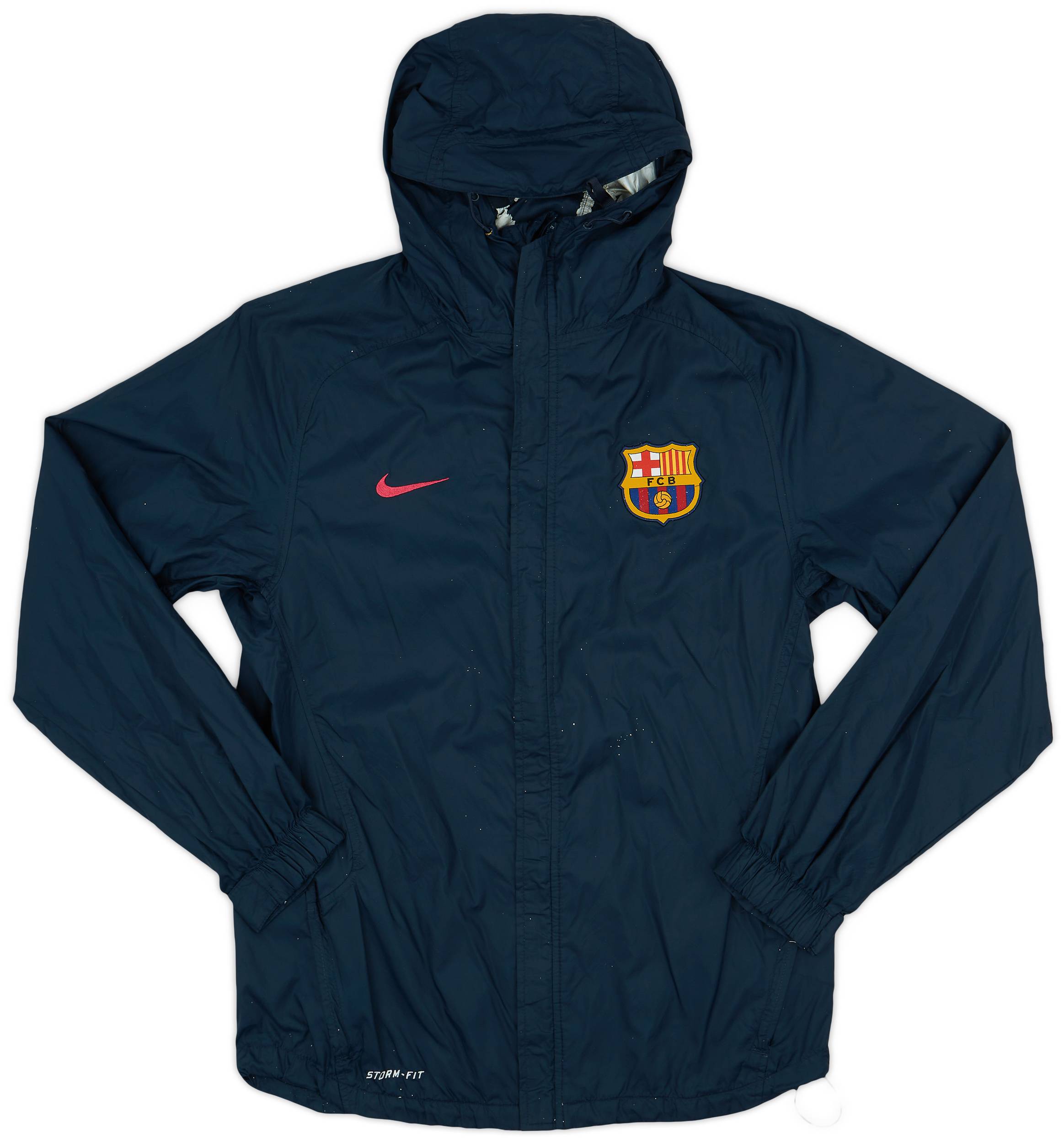 2011-12 Barcelona Nike Hooded Rain Jacket - 4/10 - (M) 2011-12 Barcelona Nike Hooded Rain Jacket - 4/10 - (M)