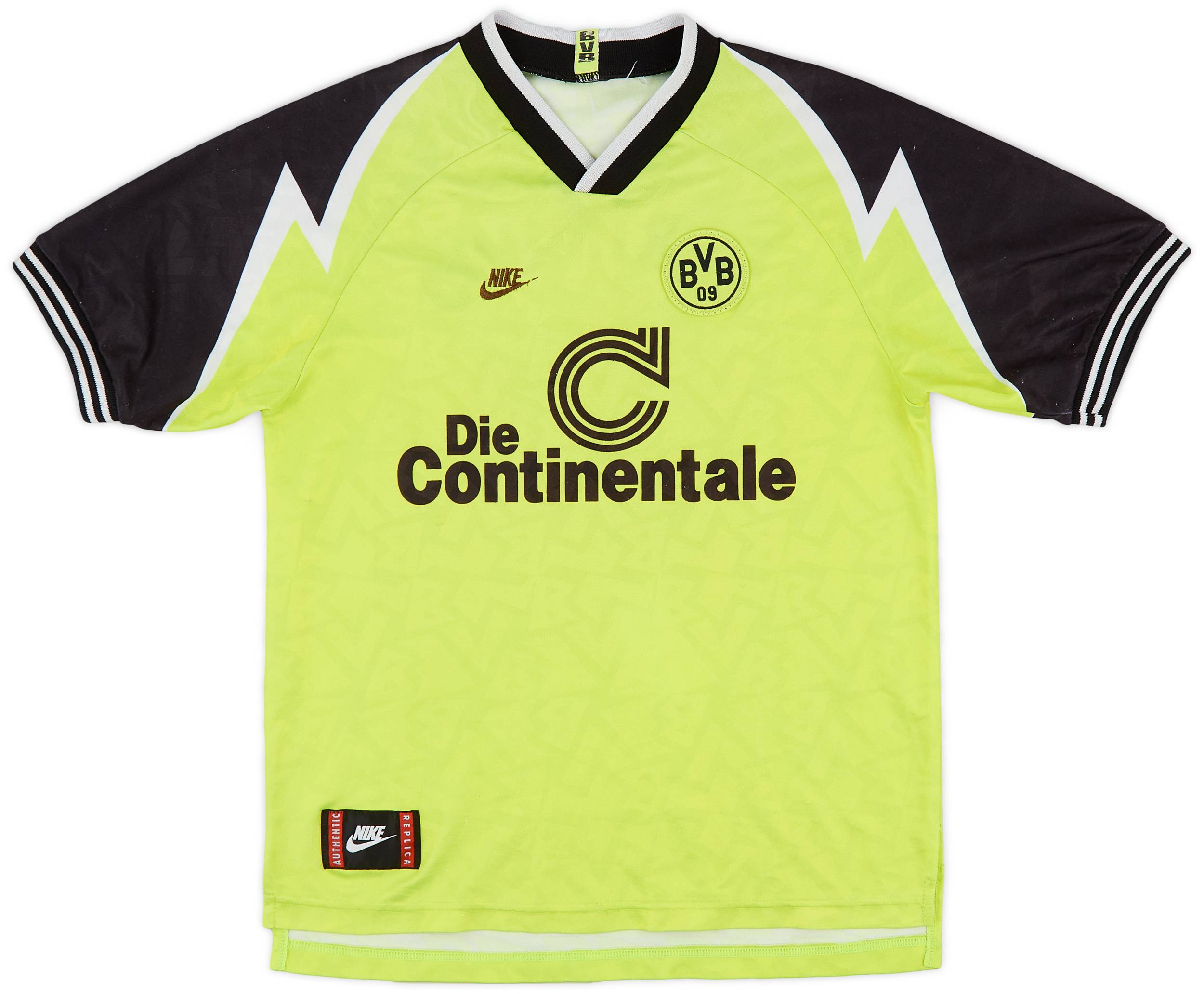 1995-96 Borussia Dortmund Home Shirt - 8/10 - (XL.Boys)