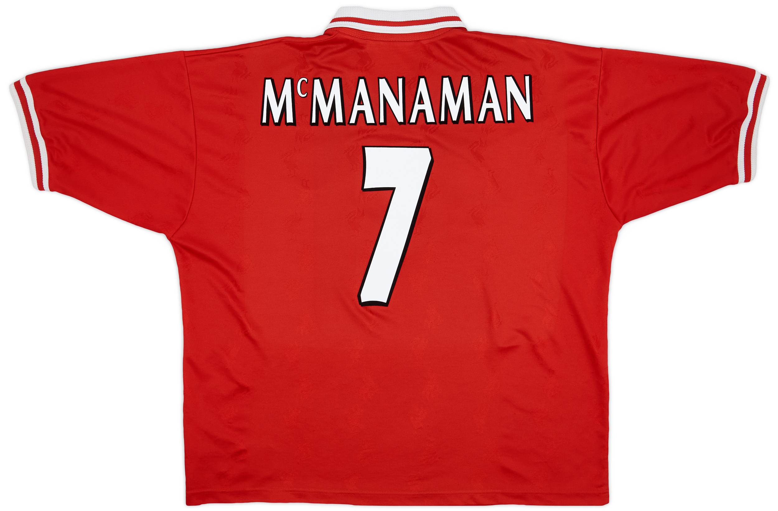 1996-98 Liverpool Home Shirt McManaman #7 - 7/10 - (XXL)