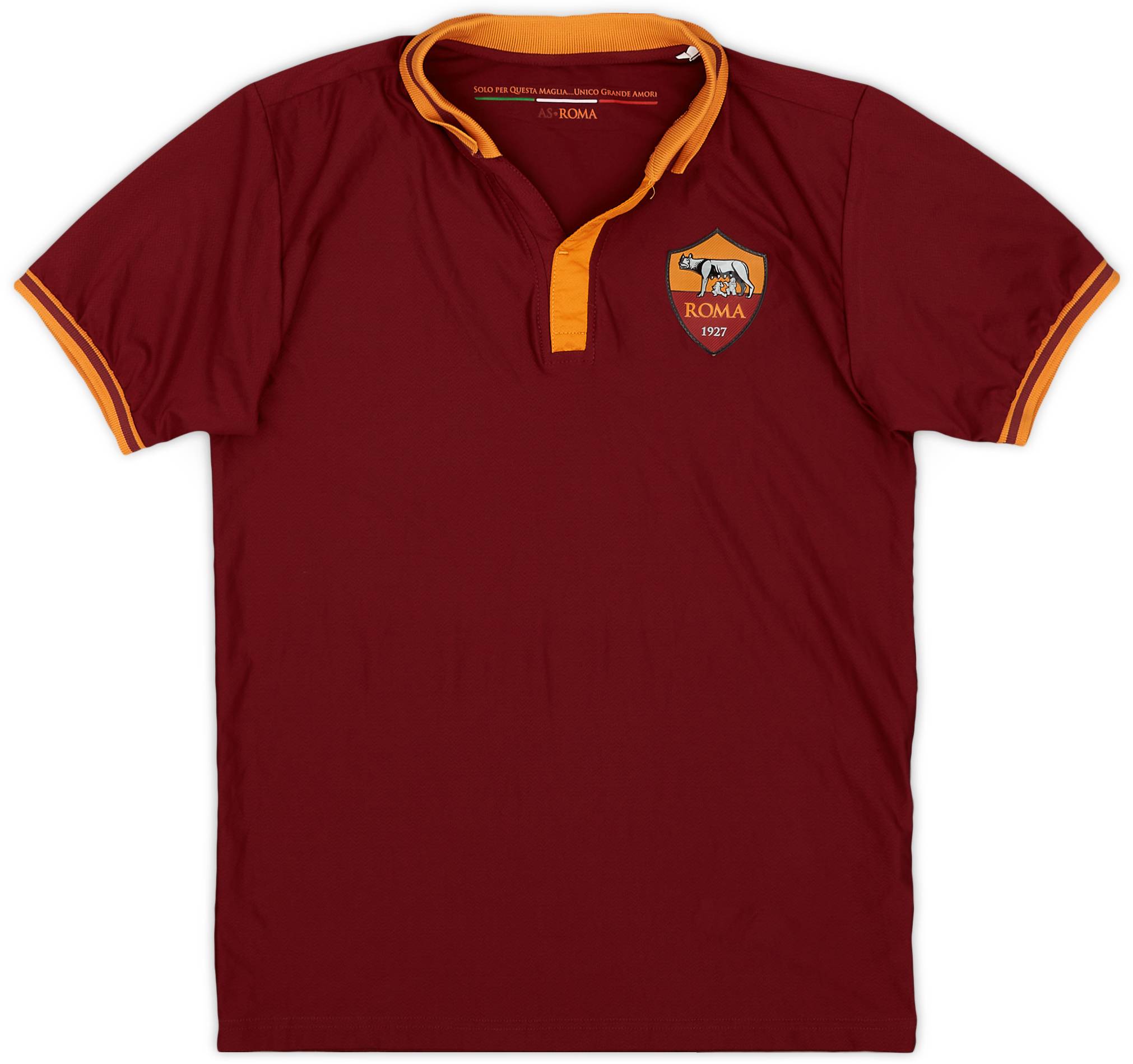 2013-14 Roma Home Shirt - 9/10 - (M.Boys)