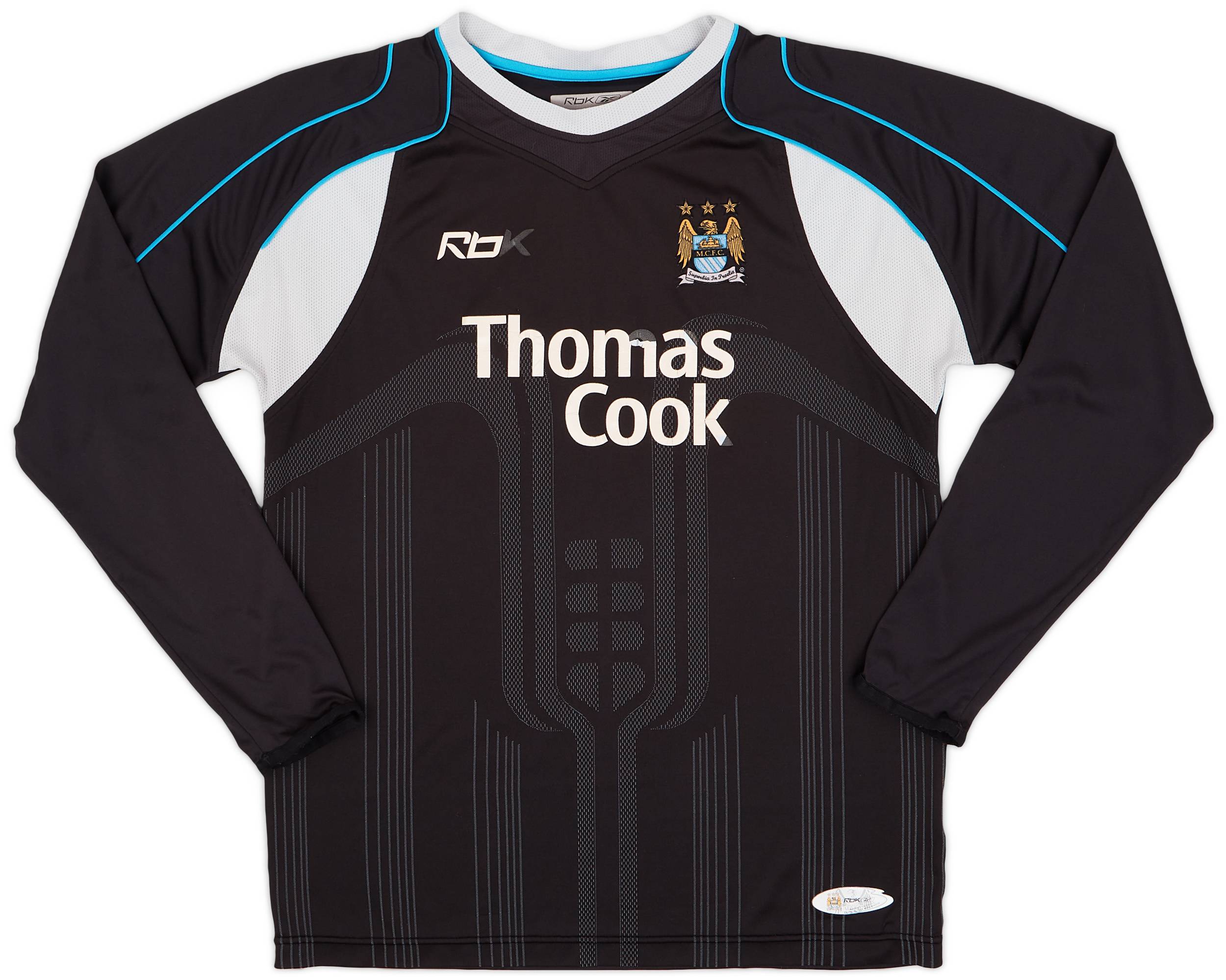 2006-07 Manchester City Away L/S Shirt - 4/10 - (M)