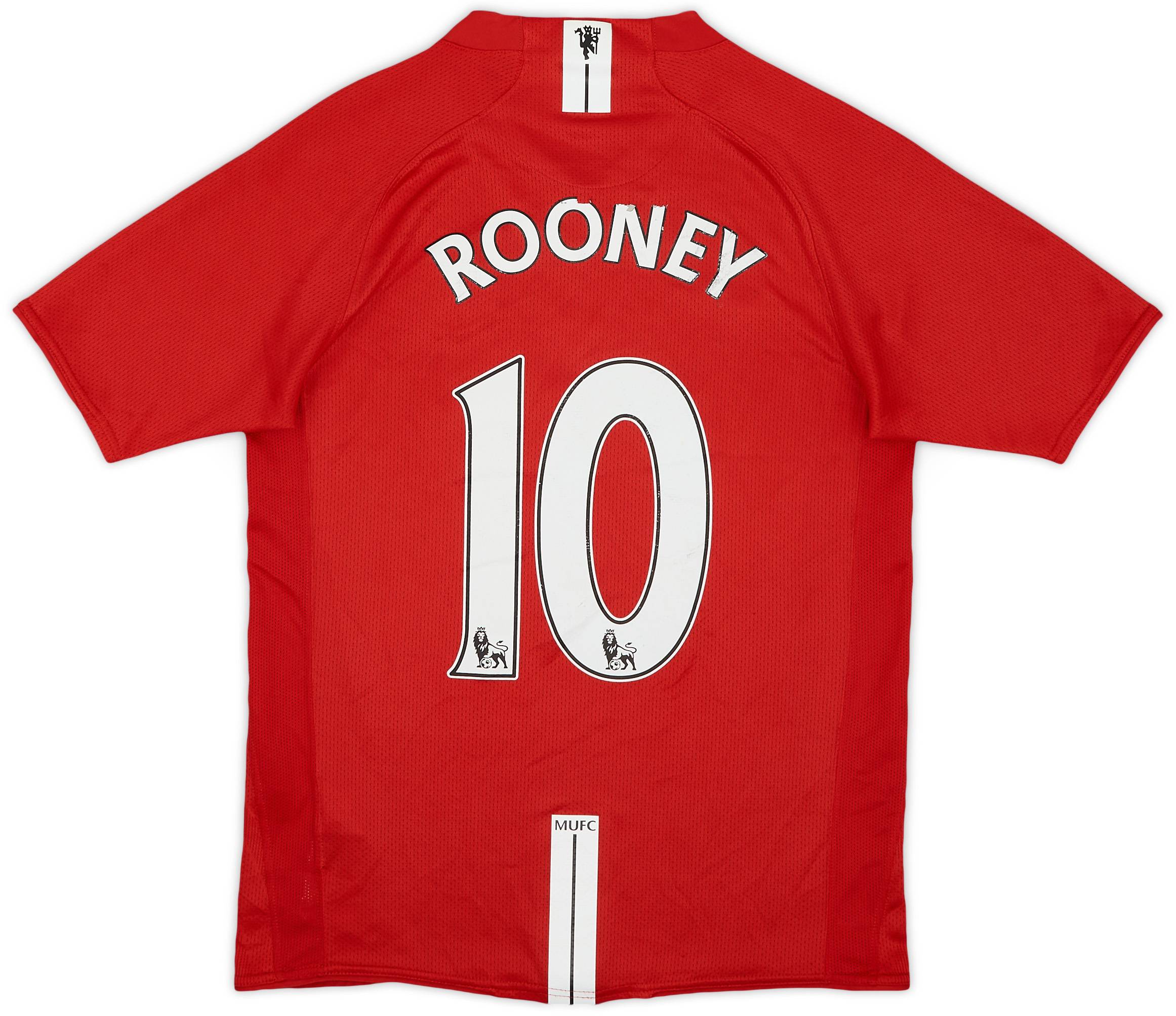 2007-09 Manchester United Home Shirt Rooney #10 - 5/10 - (XL.Boys)