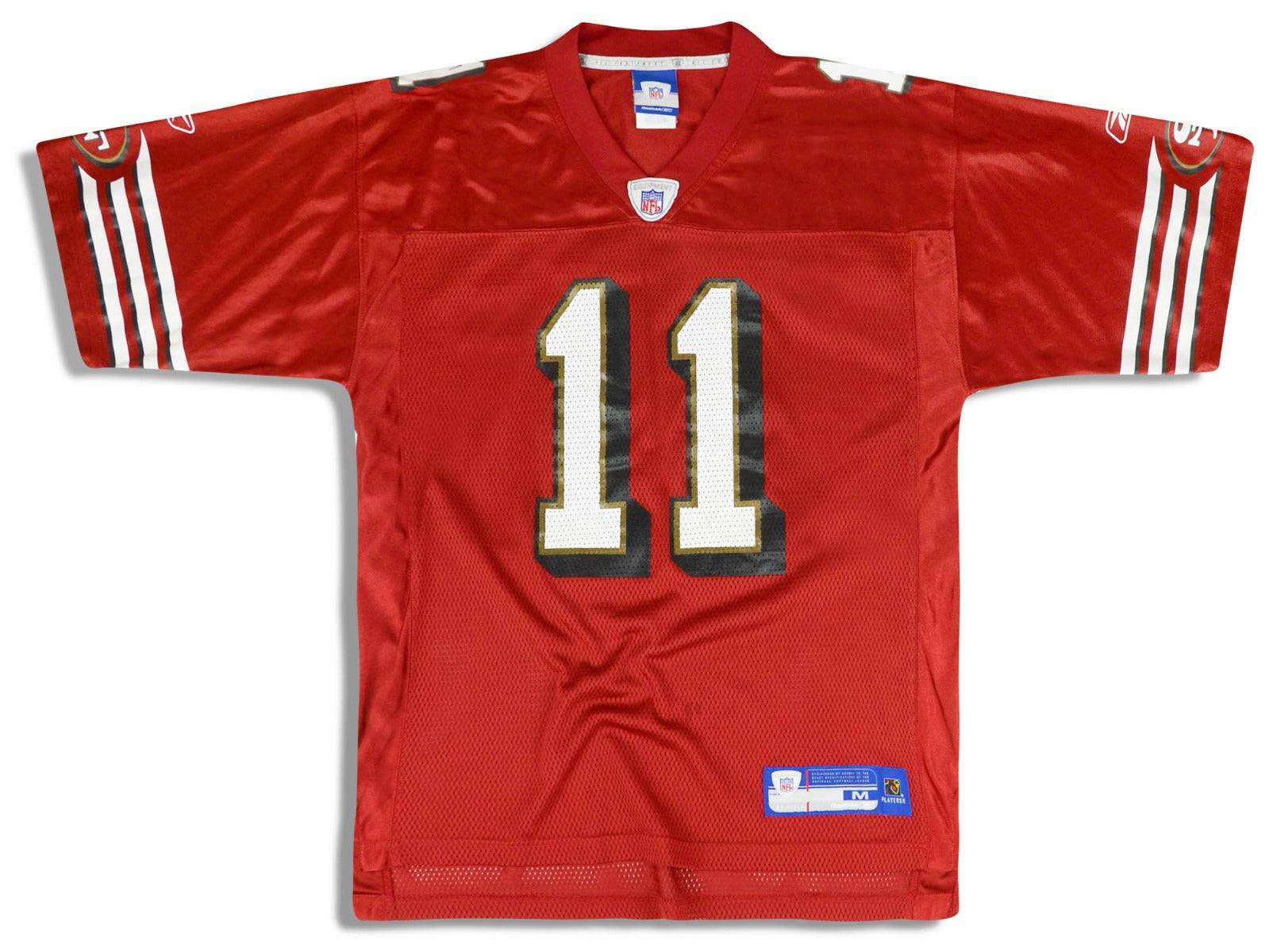 2005-06 San Francisco 49ers A. Smith #11 Reebok On Field Jersey (Home) Y