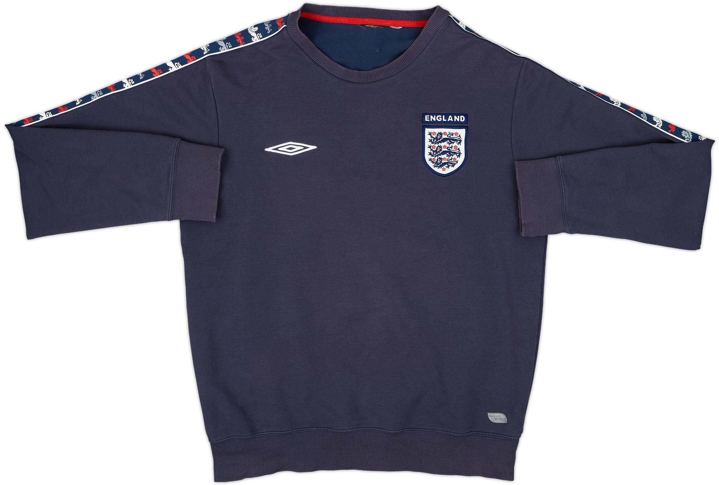 2002-04 England Umbro Sweat Top - 7/10 - (L) 2002-04 England Umbro Sweat Top - 7/10 - (L)