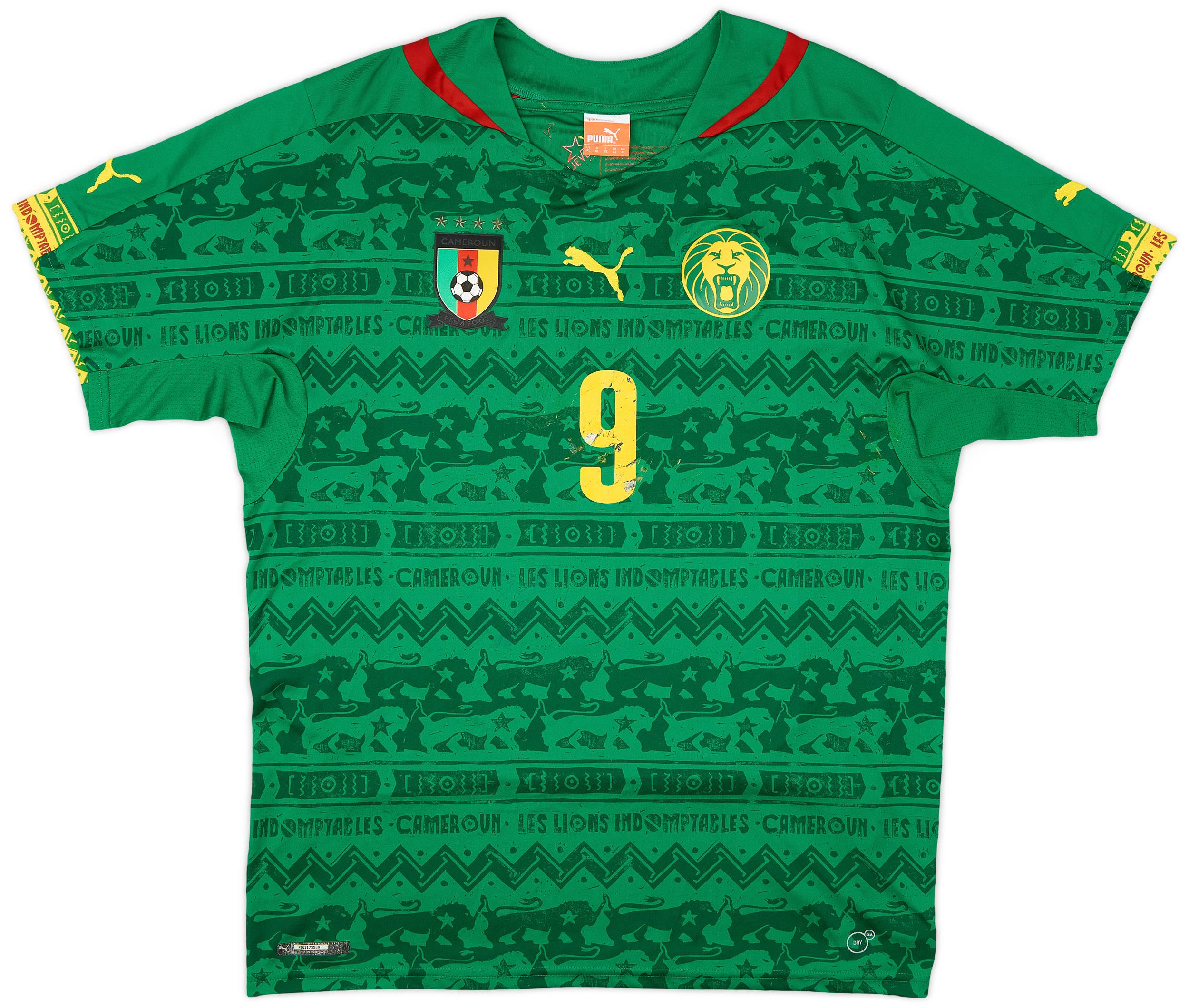 2014-16 Cameroon Home Shirt Eto'o #9 - 4/10 - (XL)