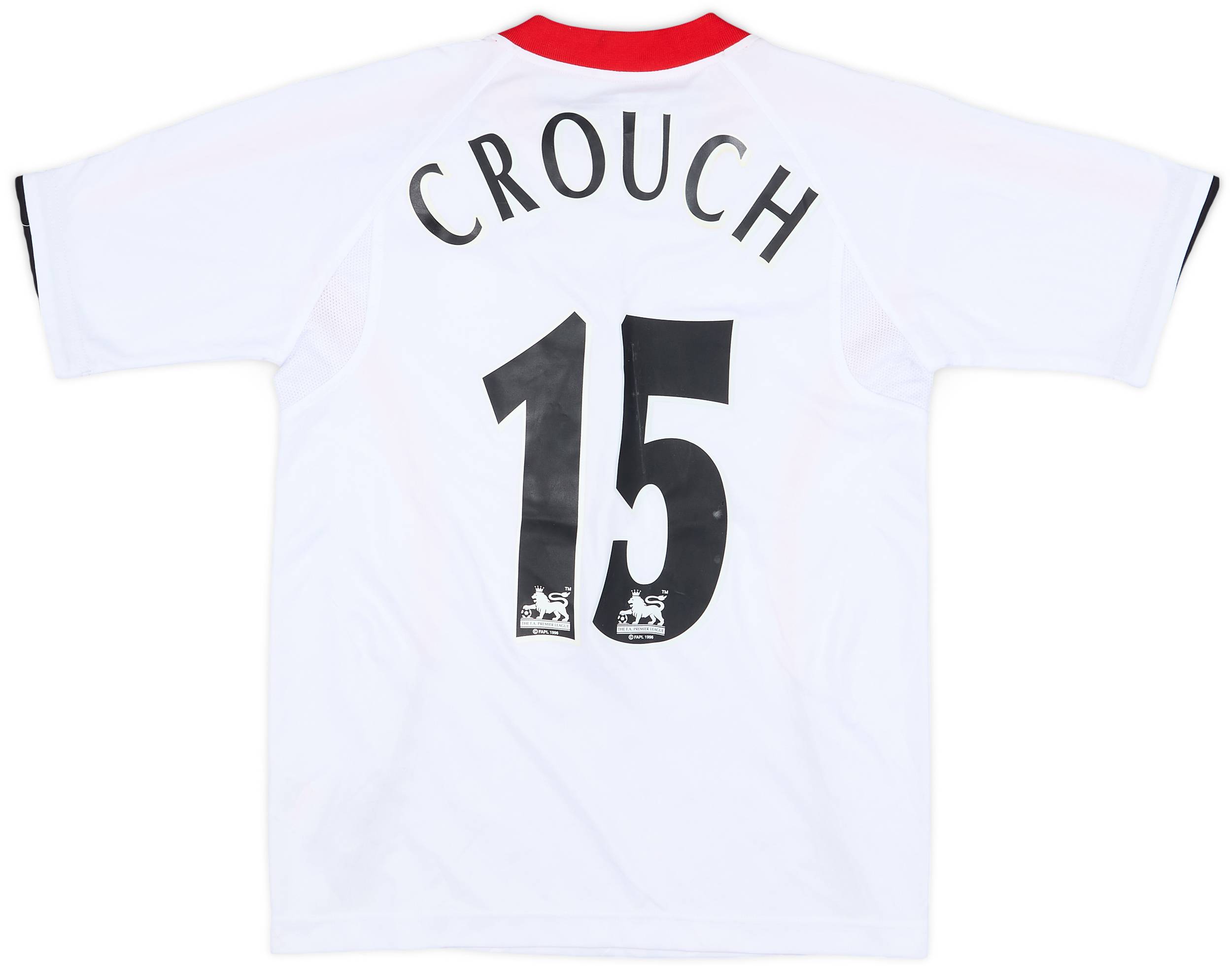 2005-06 Liverpool Away Shirt Crouch #15 (L.Boys)
