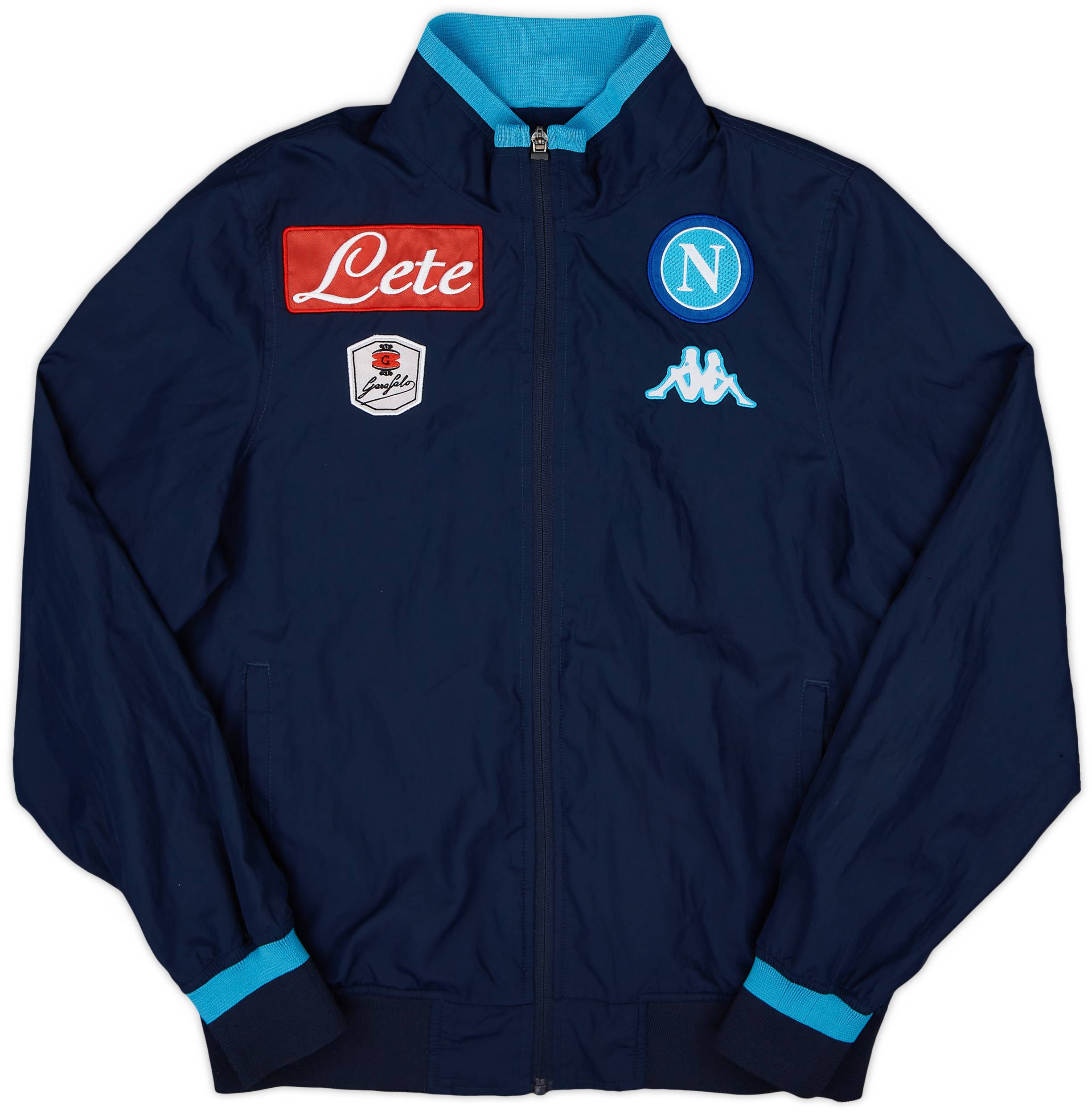 2015-16 Napoli Kappa Track Jacket - 7/10 - (S)