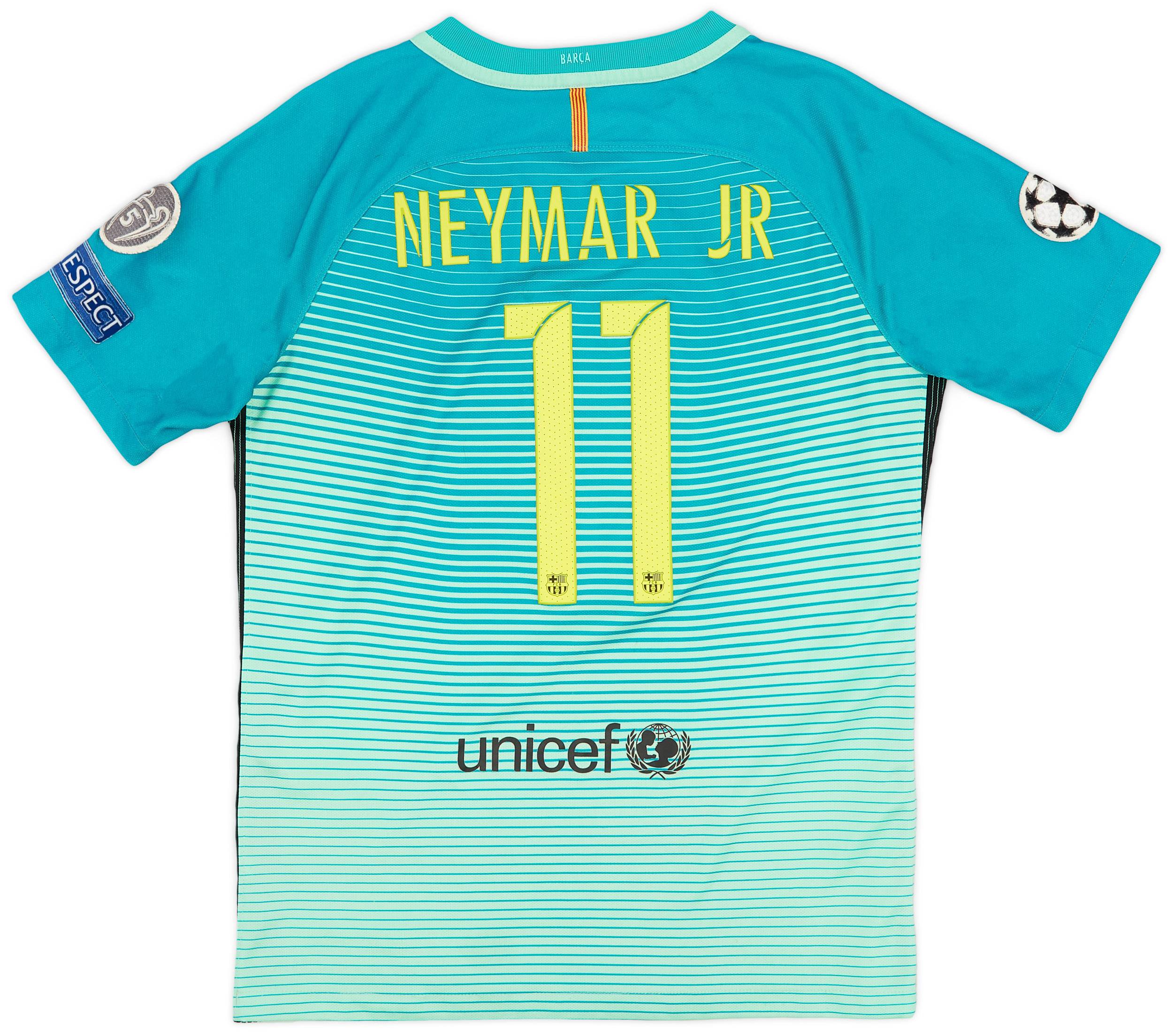 2016-17 Barcelona Third Shirt Neymar Jr #11 - 6/10 - (XL.Boys)