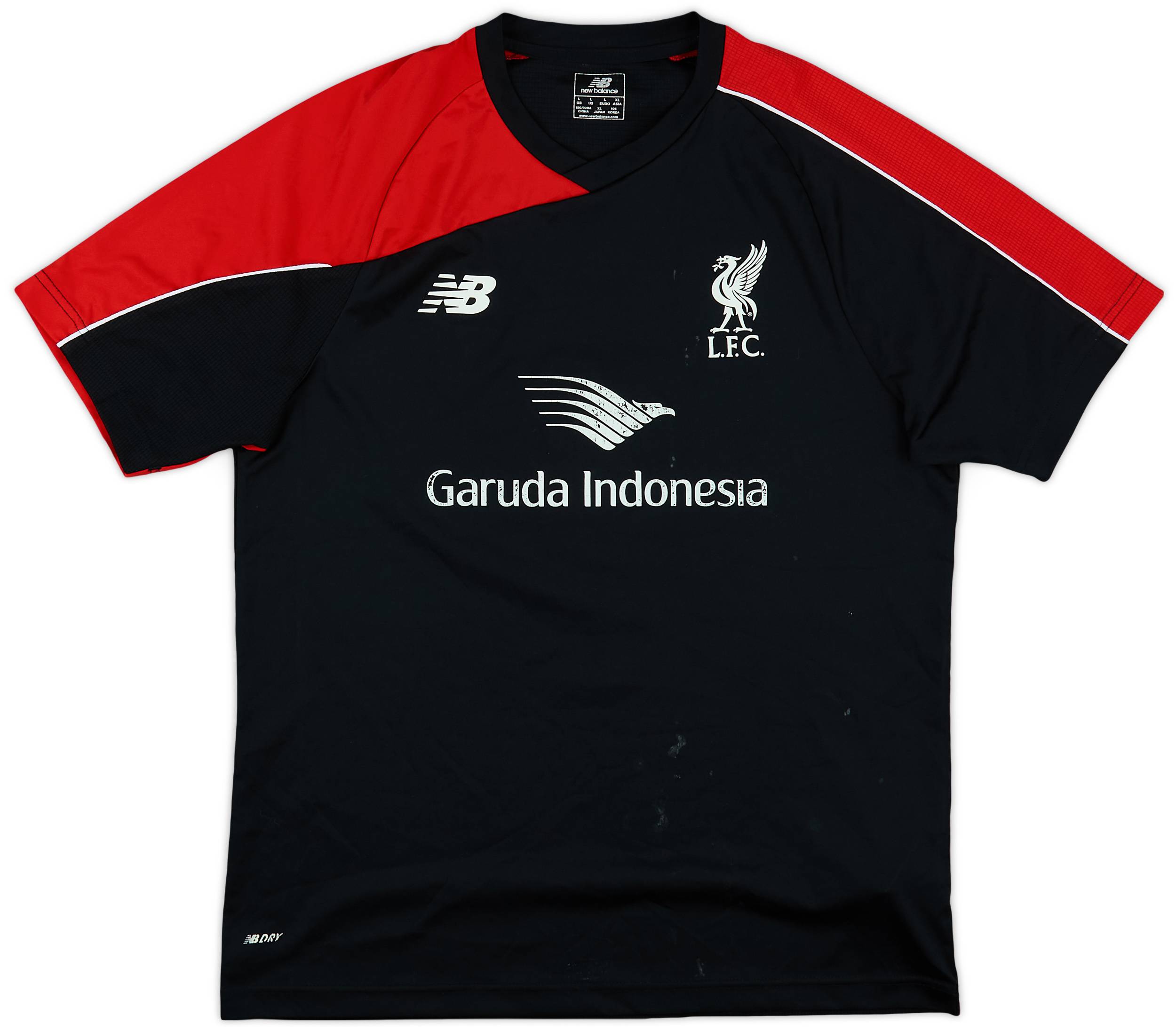 2015-16 Liverpool New Balance Training Shirt - 6/10 - (L)