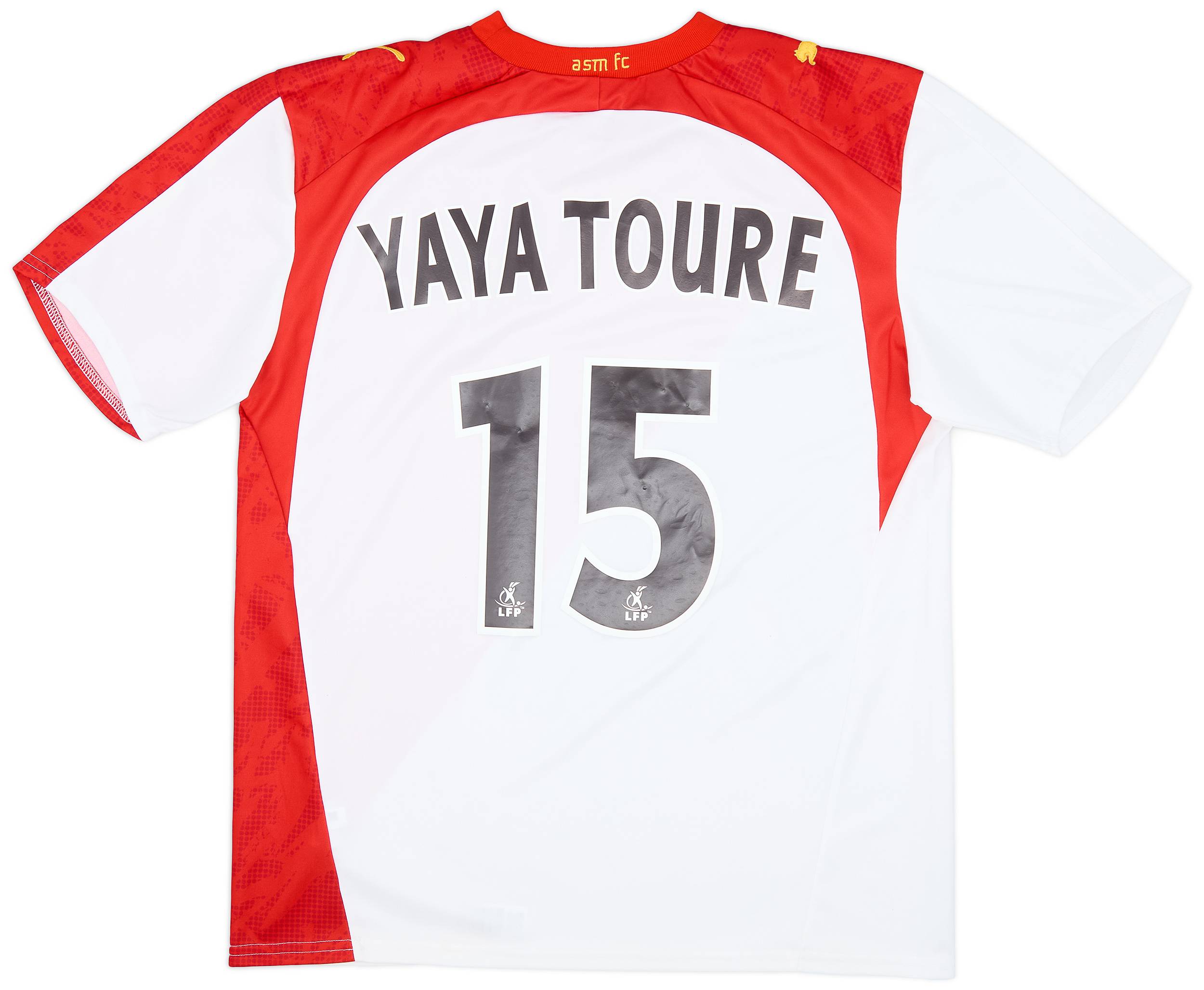 2006-07 Monaco Home Shirt Yaya Toure #15 - 9/10 - (XL.Boys)