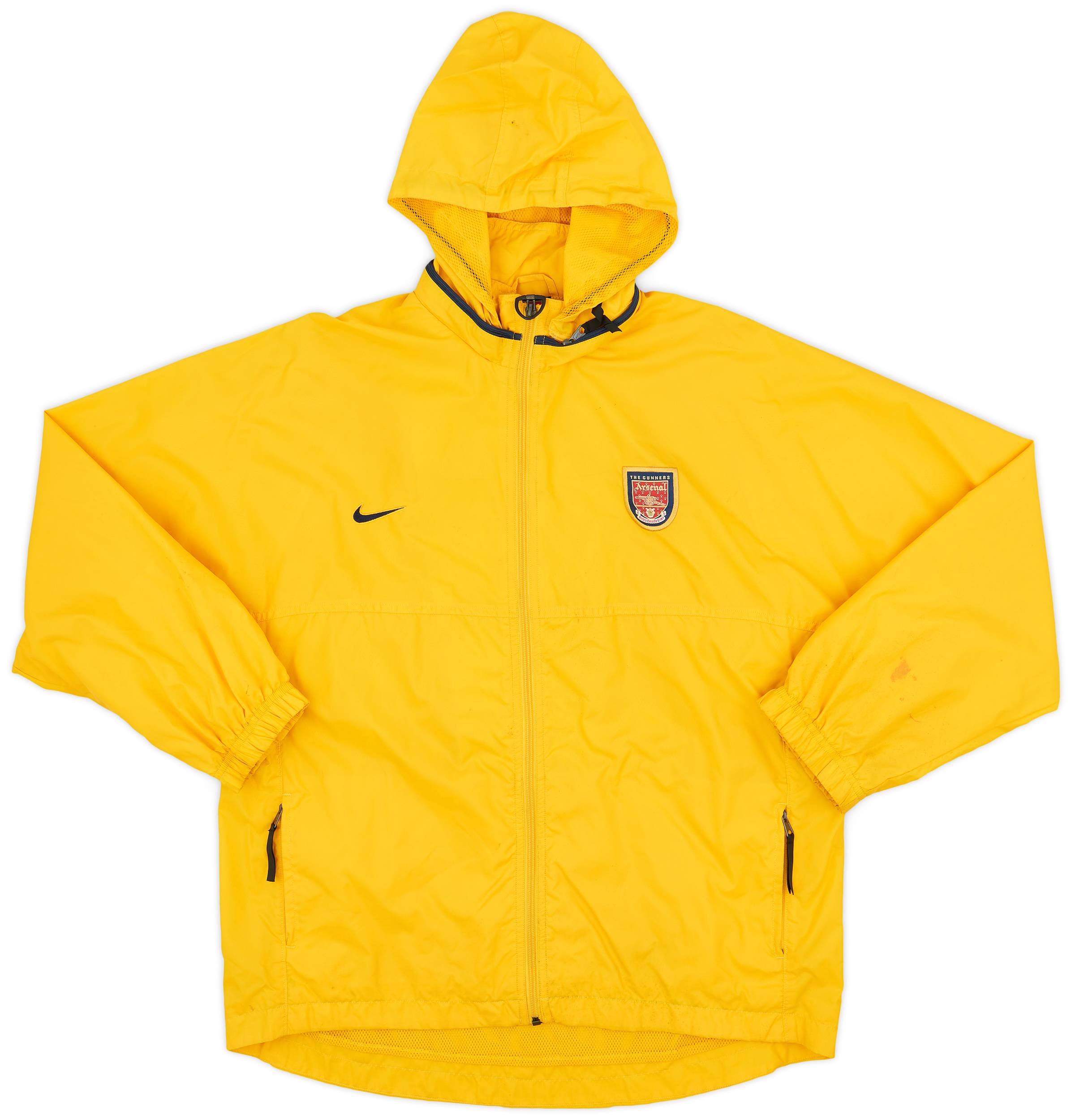 1999-00 Arsenal Nike Hooded Rain Jacket - 6/10 - (XL.Boys)