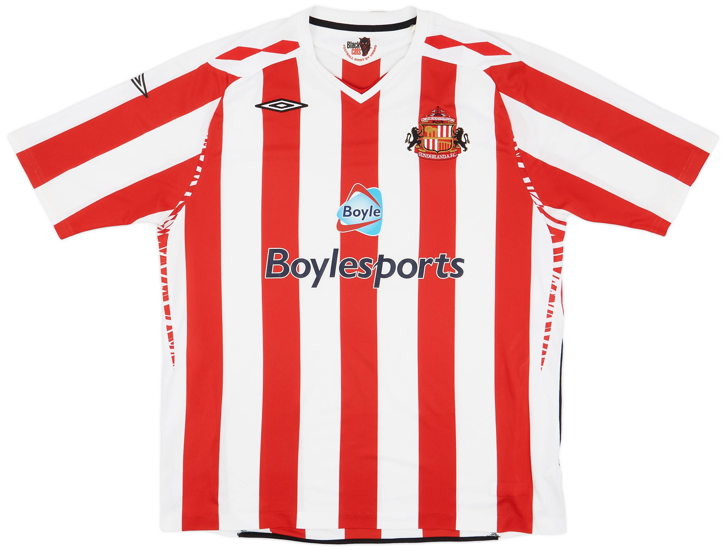 2007-08 Sunderland Home Shirt - 8/10 - (XXL)