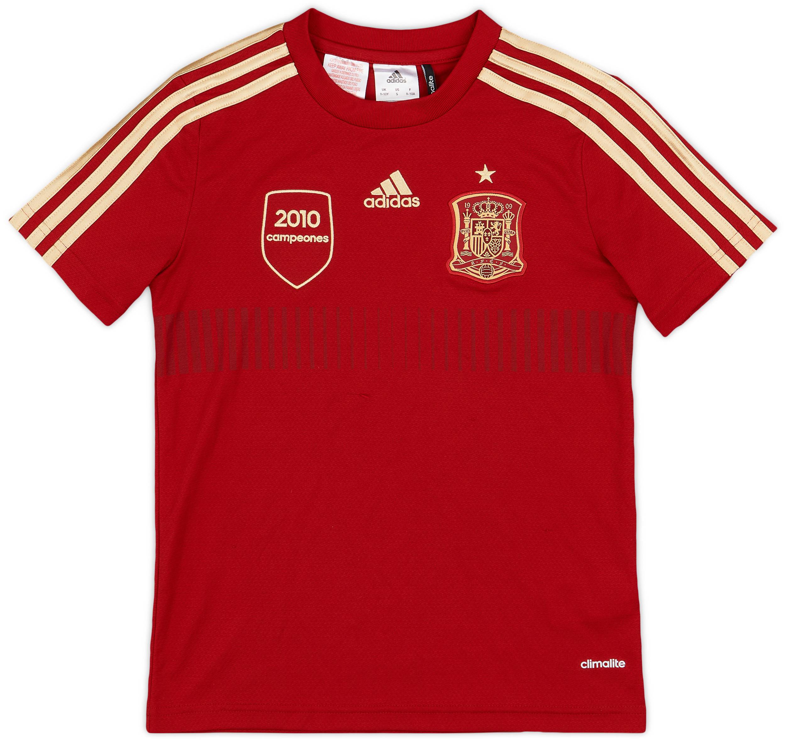 2013-15 Spain Home Shirt - 8/10 - (M.Boys)