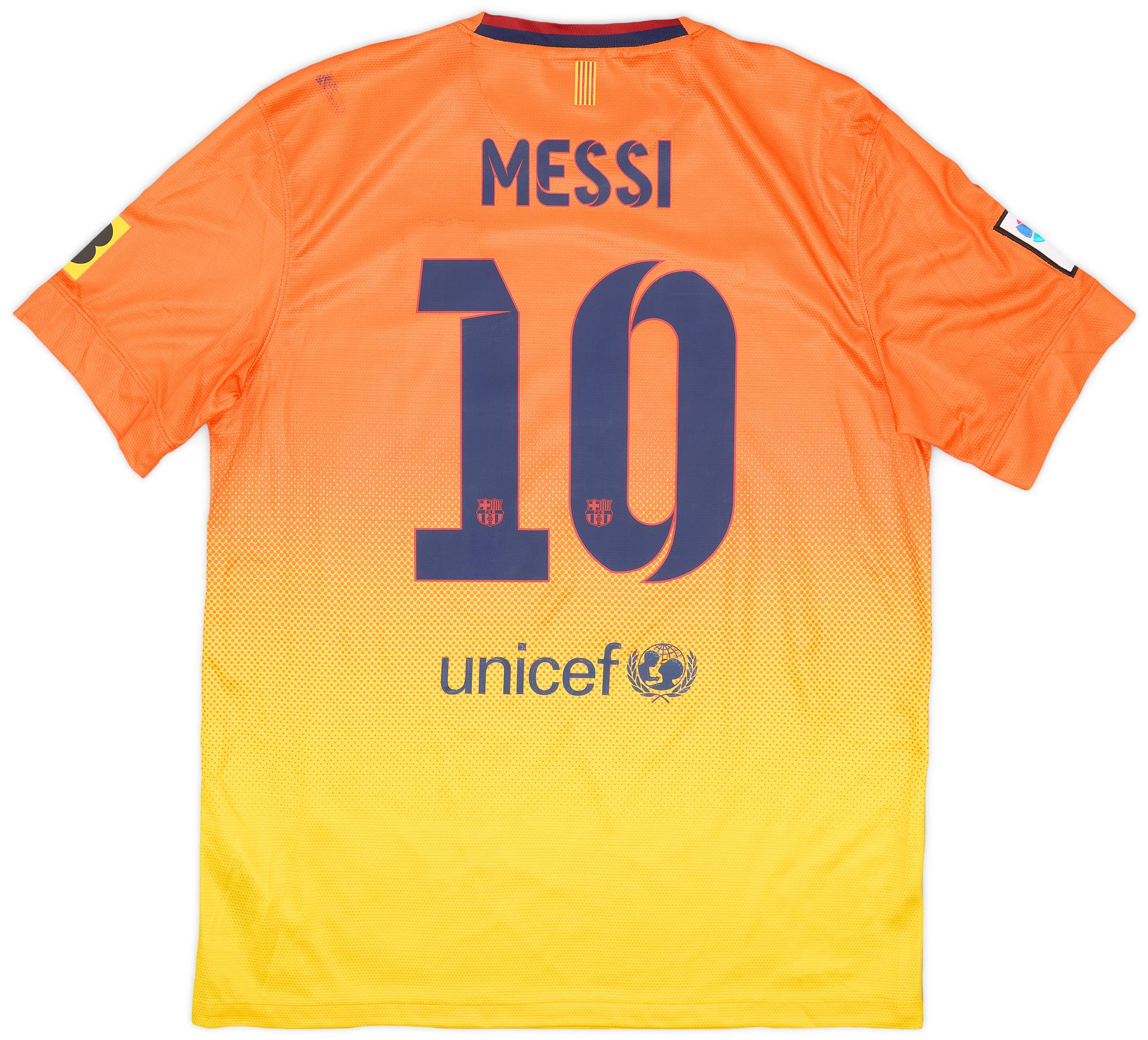 2012-13 Barcelona Away Shirt Messi #10 (L)
