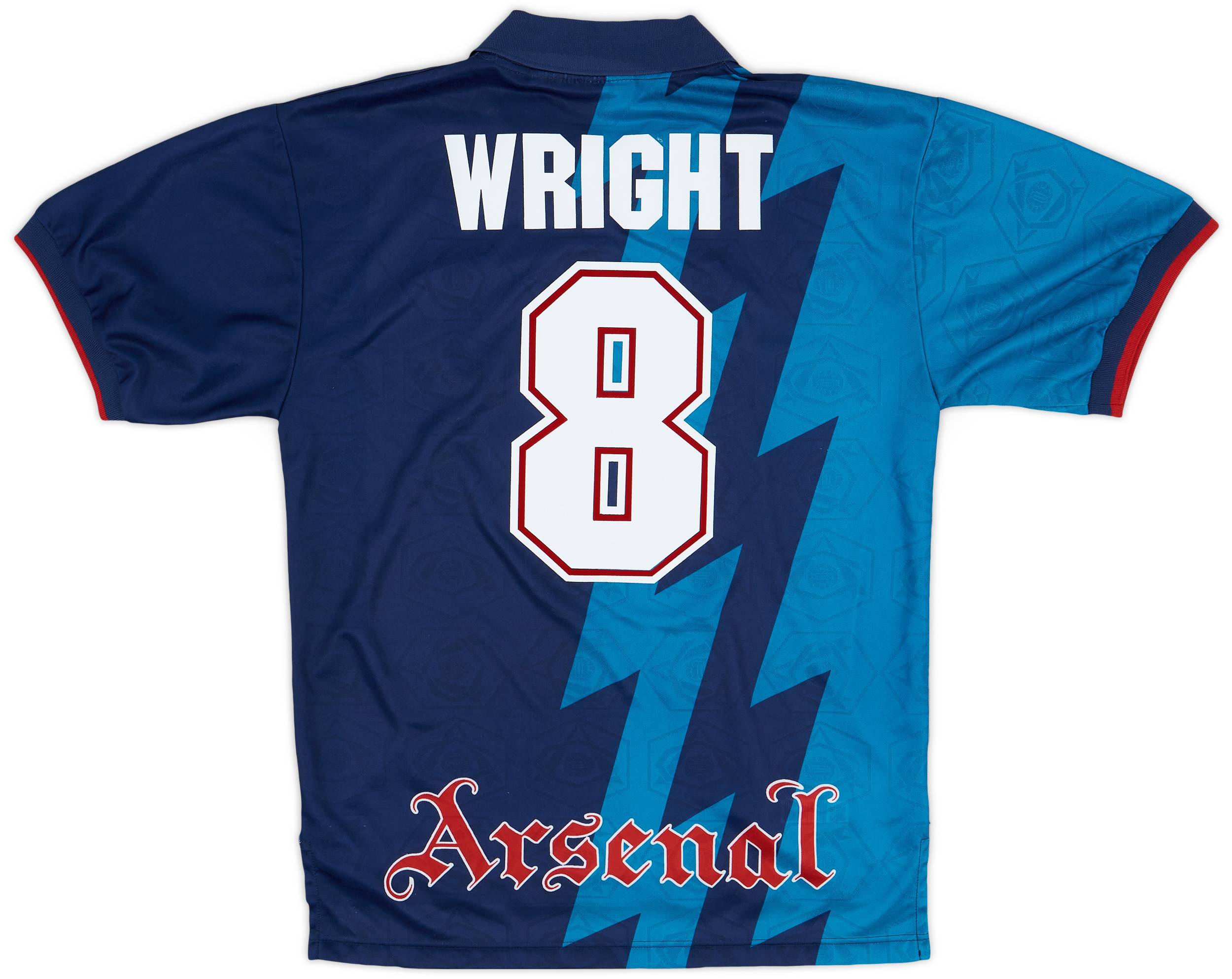 1995-96 Arsenal Away Shirt Wright #8 - 7/10 - (M)