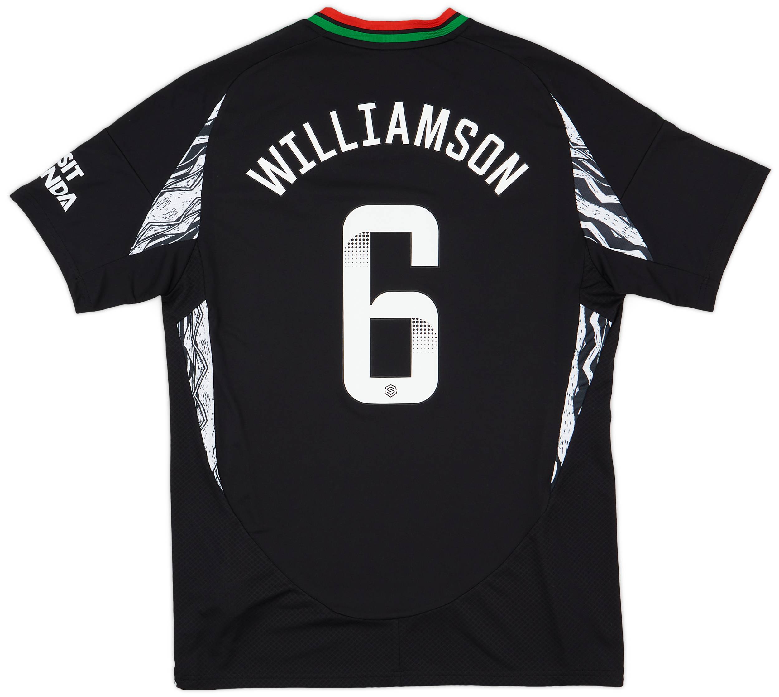 2024-25 Arsenal Women's Away Shirt Williamson #6 (Unisex Fit)