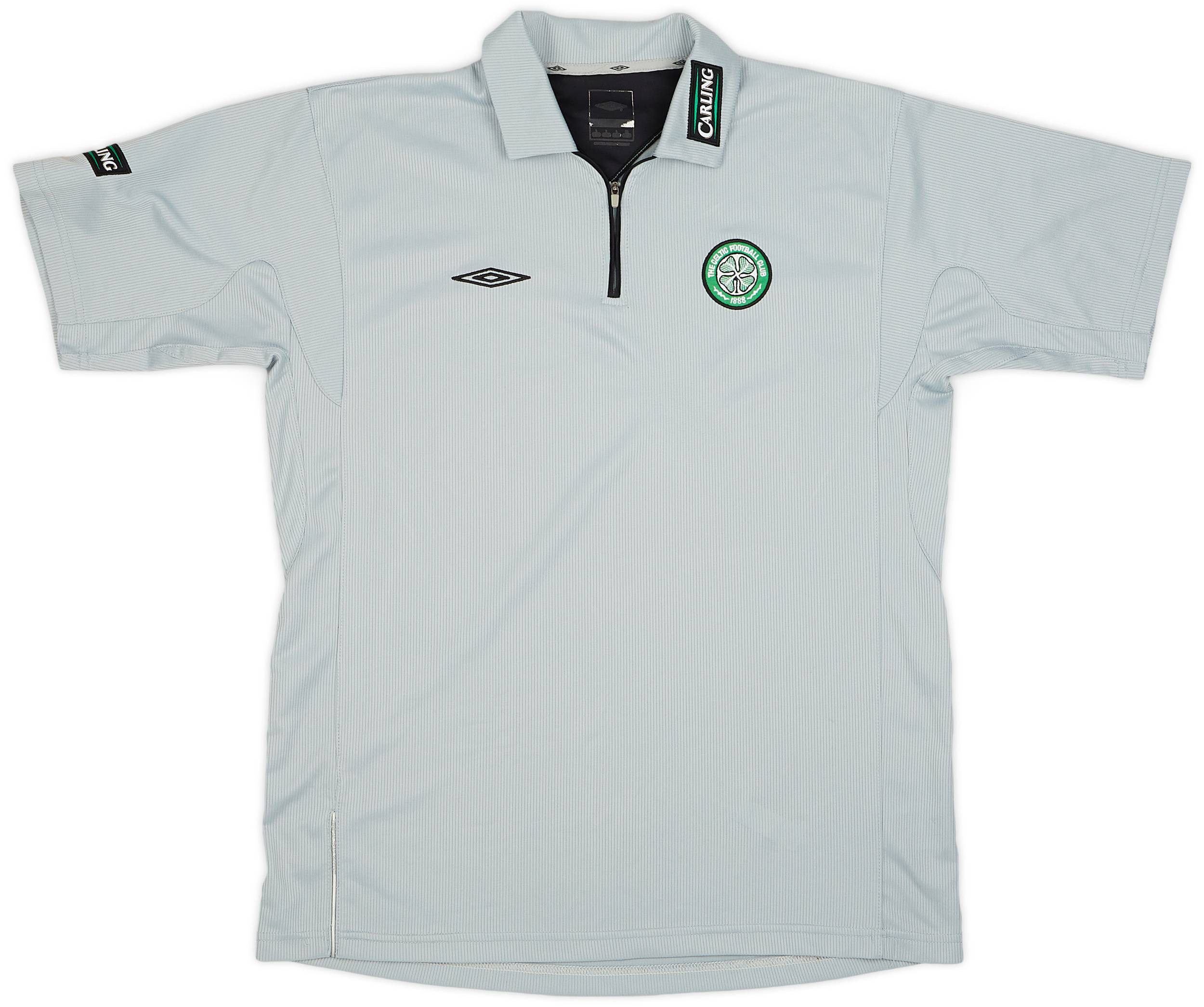 2004-05 Celtic Umbro 1/4 Zip Training Shirt - 9/10 - (L)