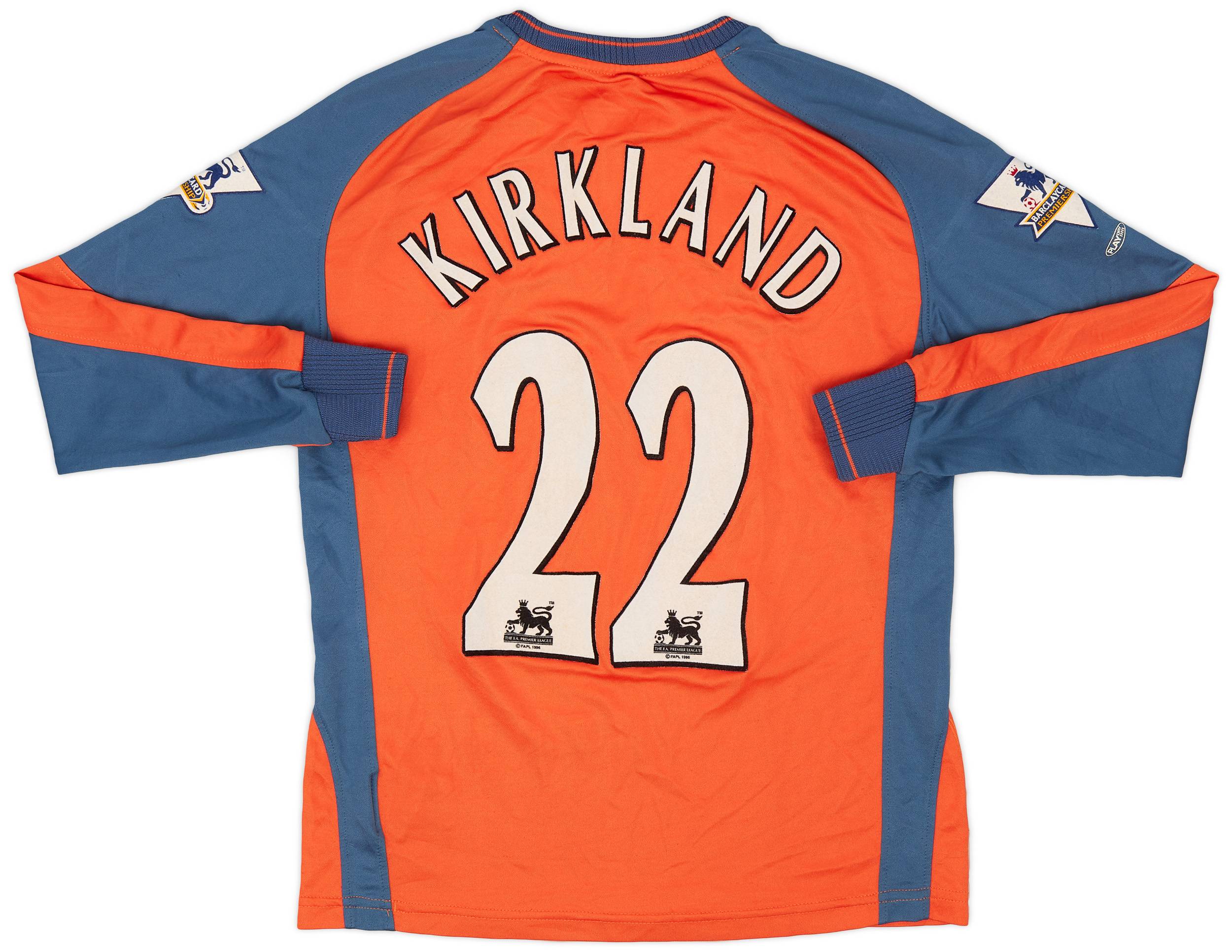 2003-04 Liverpool GK Shirt Kirkland #22 - 7/10 - (L.Boys)