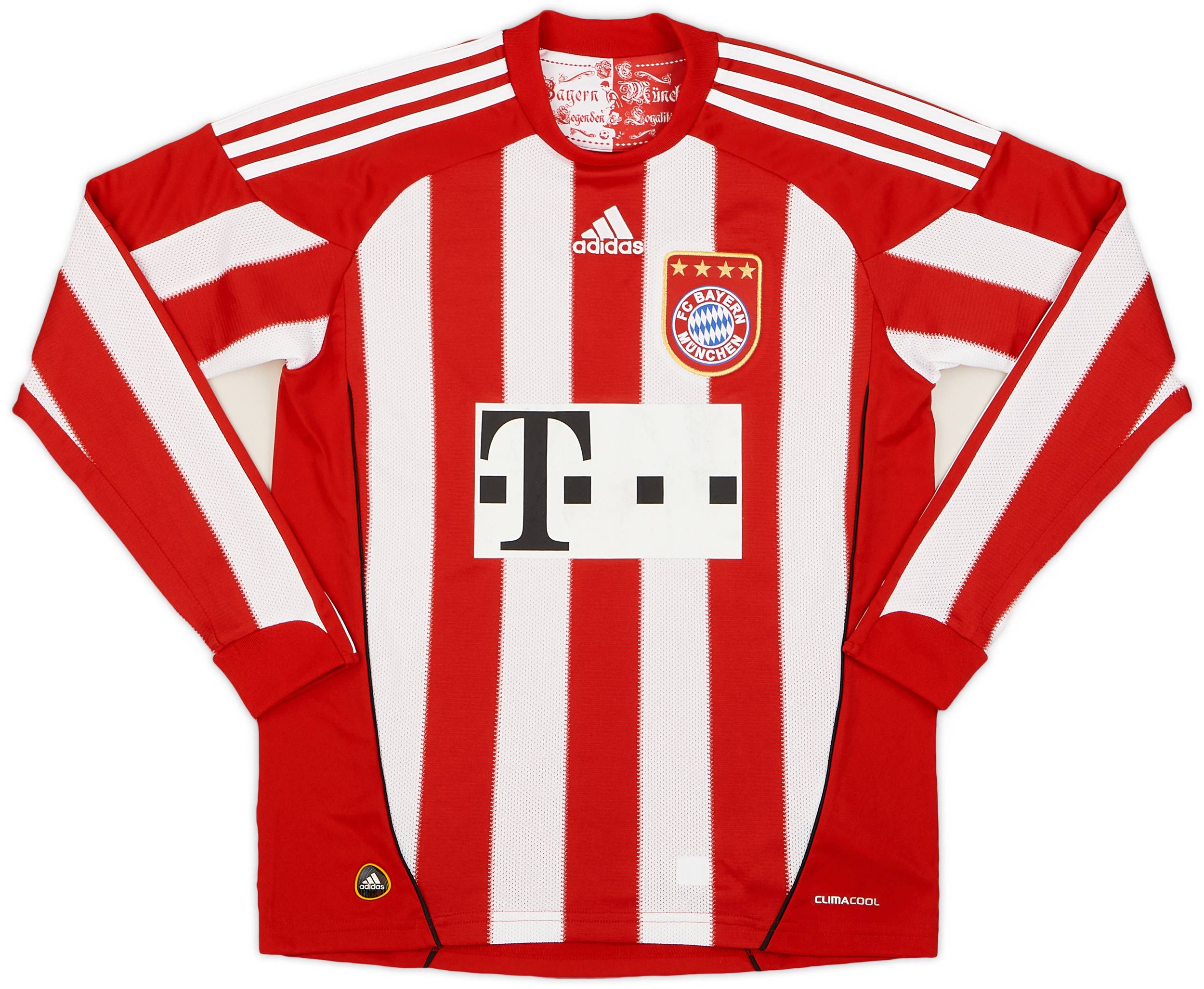 2010-11 Bayern Munich Home L/S Shirt - 8/10 - (L.Boys)