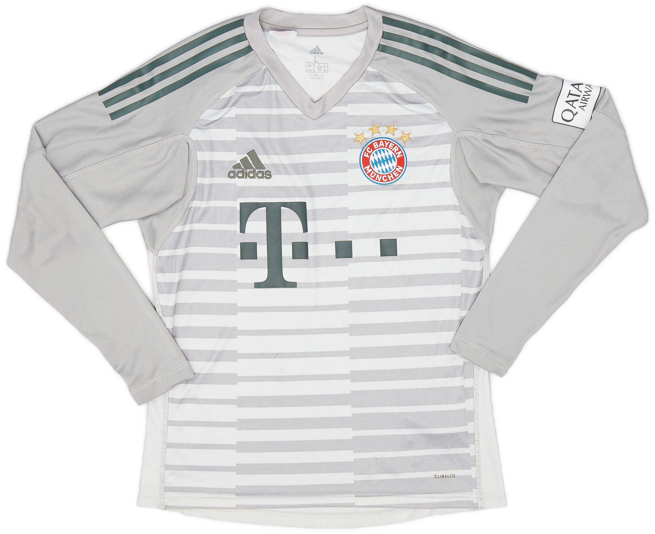 2018-19 Bayern Munich GK Shirt - 7/10 - (L.Boys)