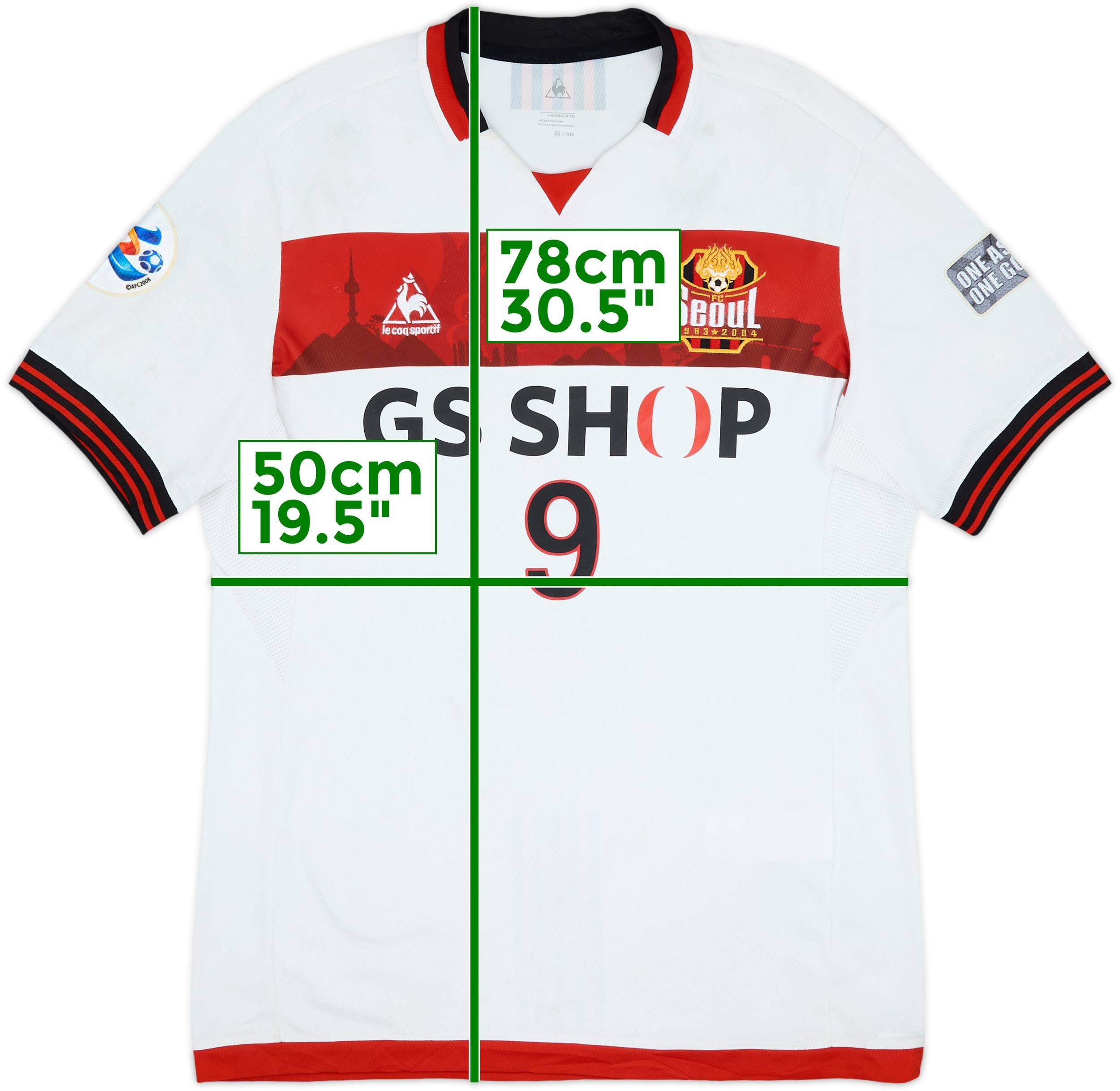 2017 Seoul AFC Away Shirt #9 - 5/10 - (XL)