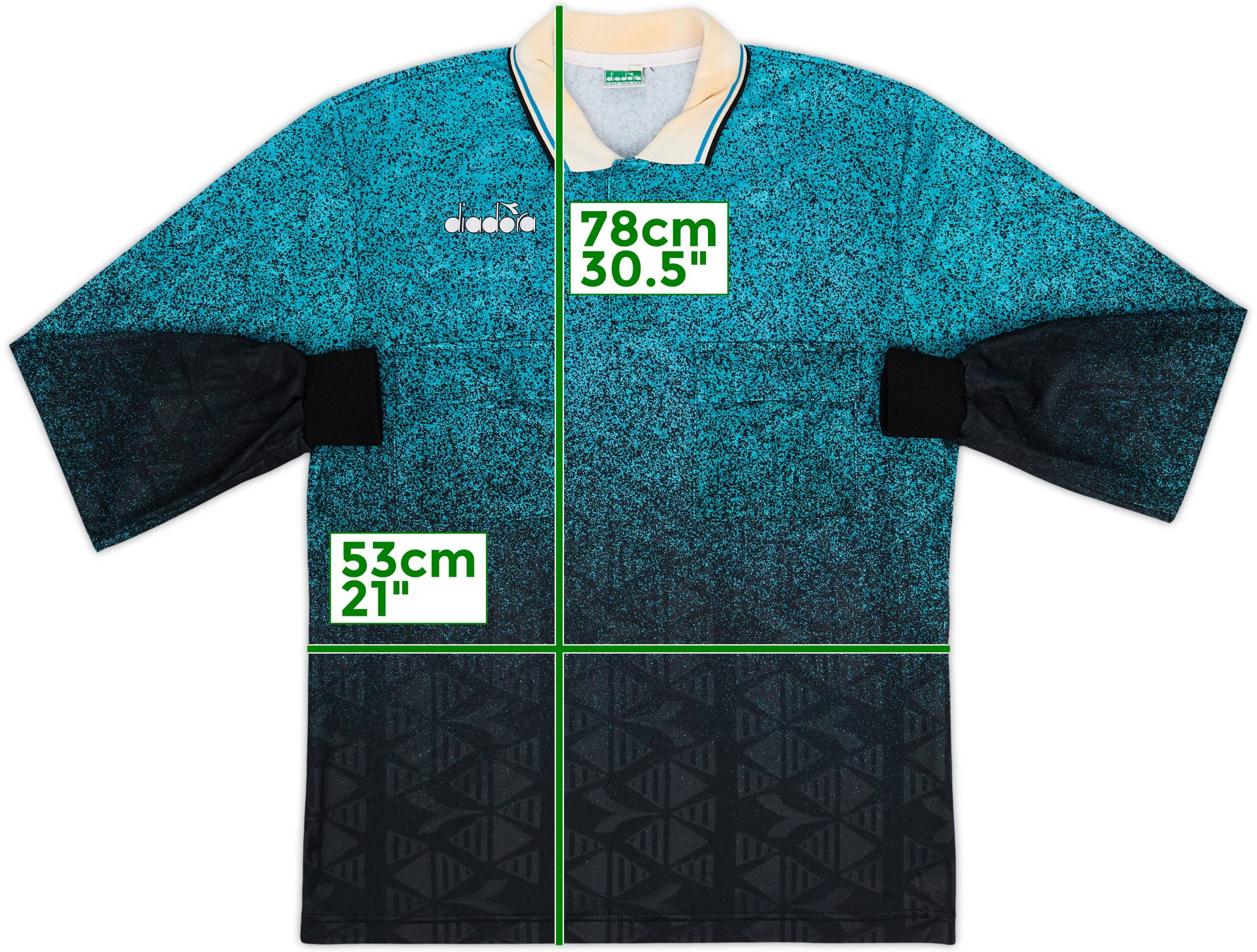 1990s Italy FIGC Diadora Referee L/S Shirt - 7/10 - (L)