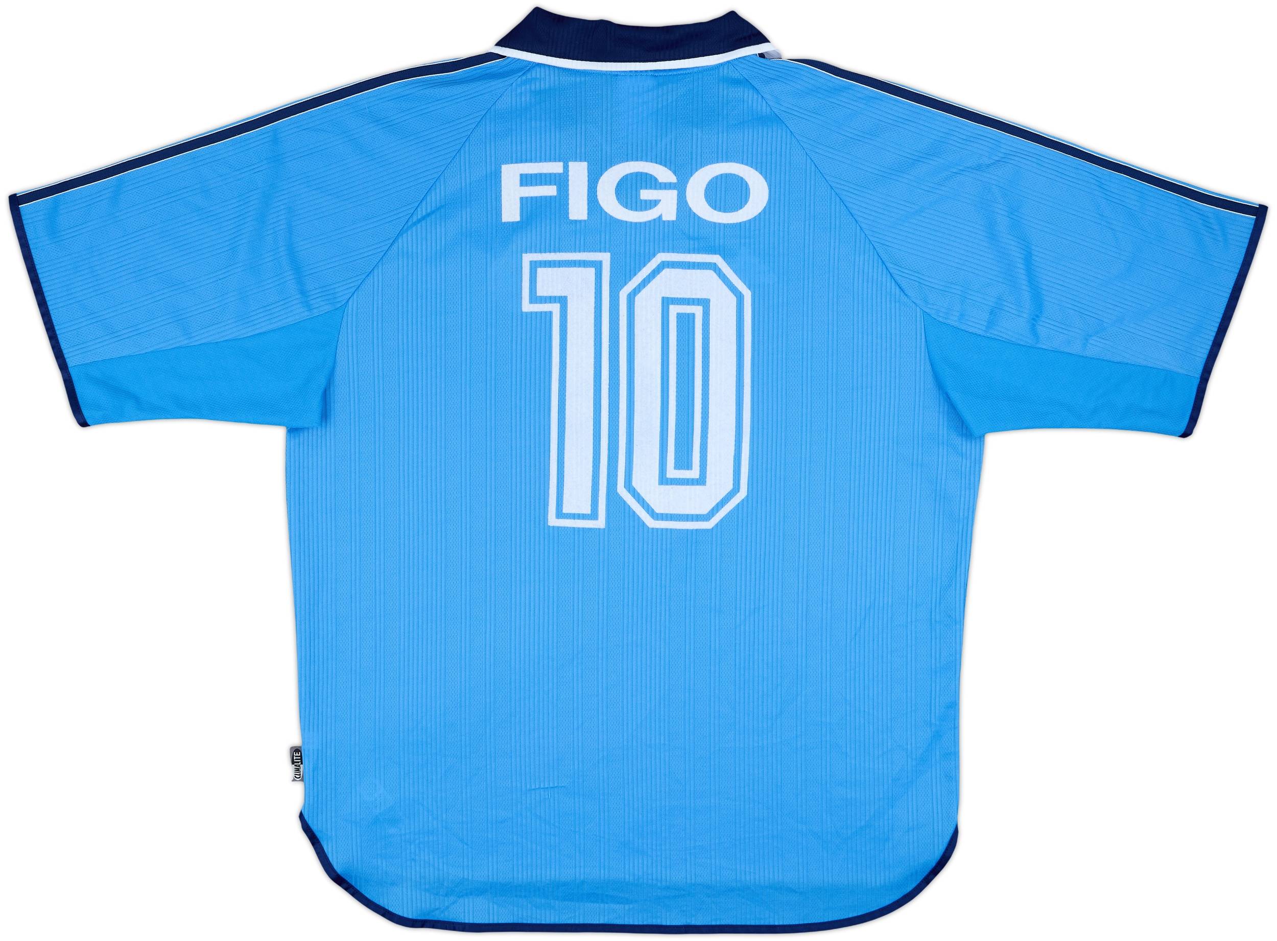 1999-00 Real Madrid Third Shirt Figo #10 - 4/10 - (XL)