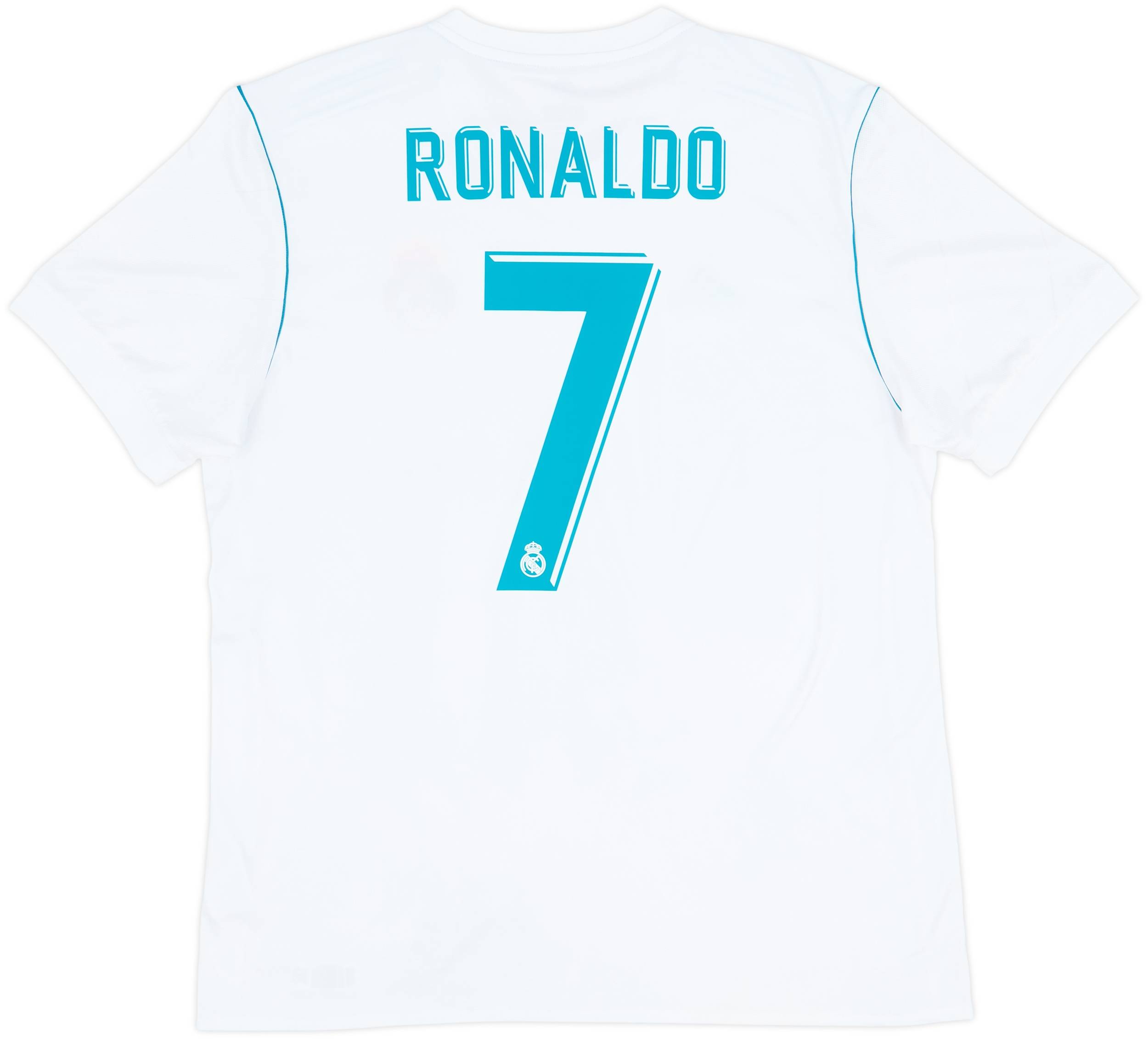 2017-18 Real Madrid Home Shirt Ronaldo #7 - 9/10 - (L)