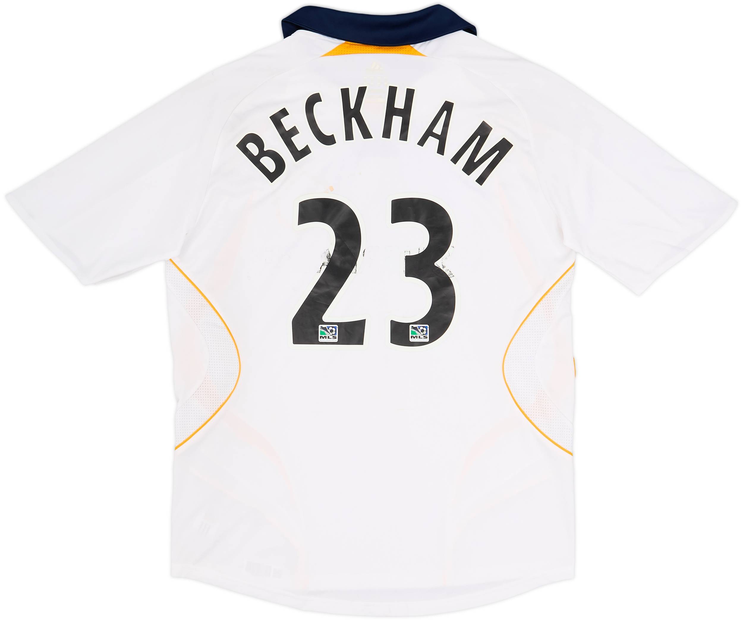 2007-08 LA Galaxy Home Shirt Beckham #23 - 4/10 - (M)