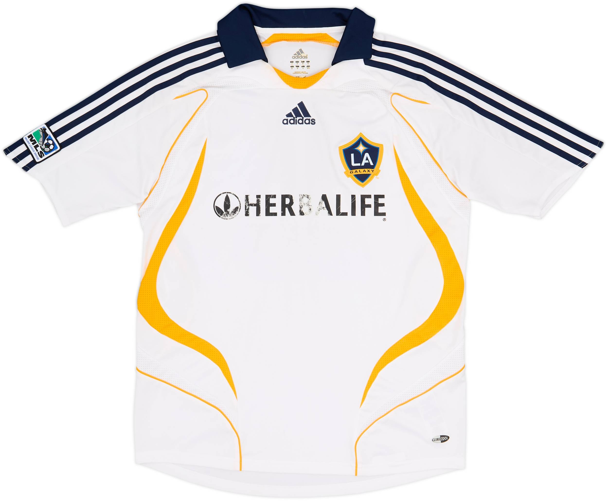 2007-08 LA Galaxy Home Shirt Beckham #23 - 4/10 - (M)