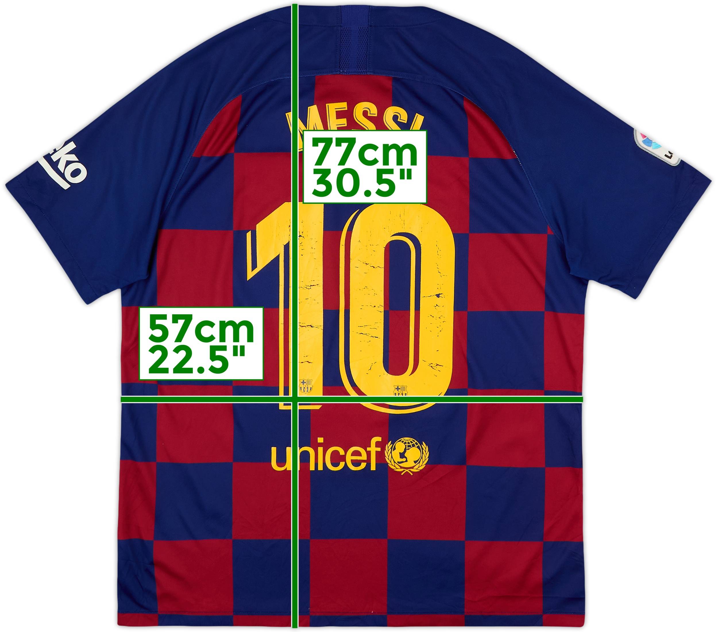 2019-20 Barcelona Home Shirt Messi #10 - 6/10 - (XL)
