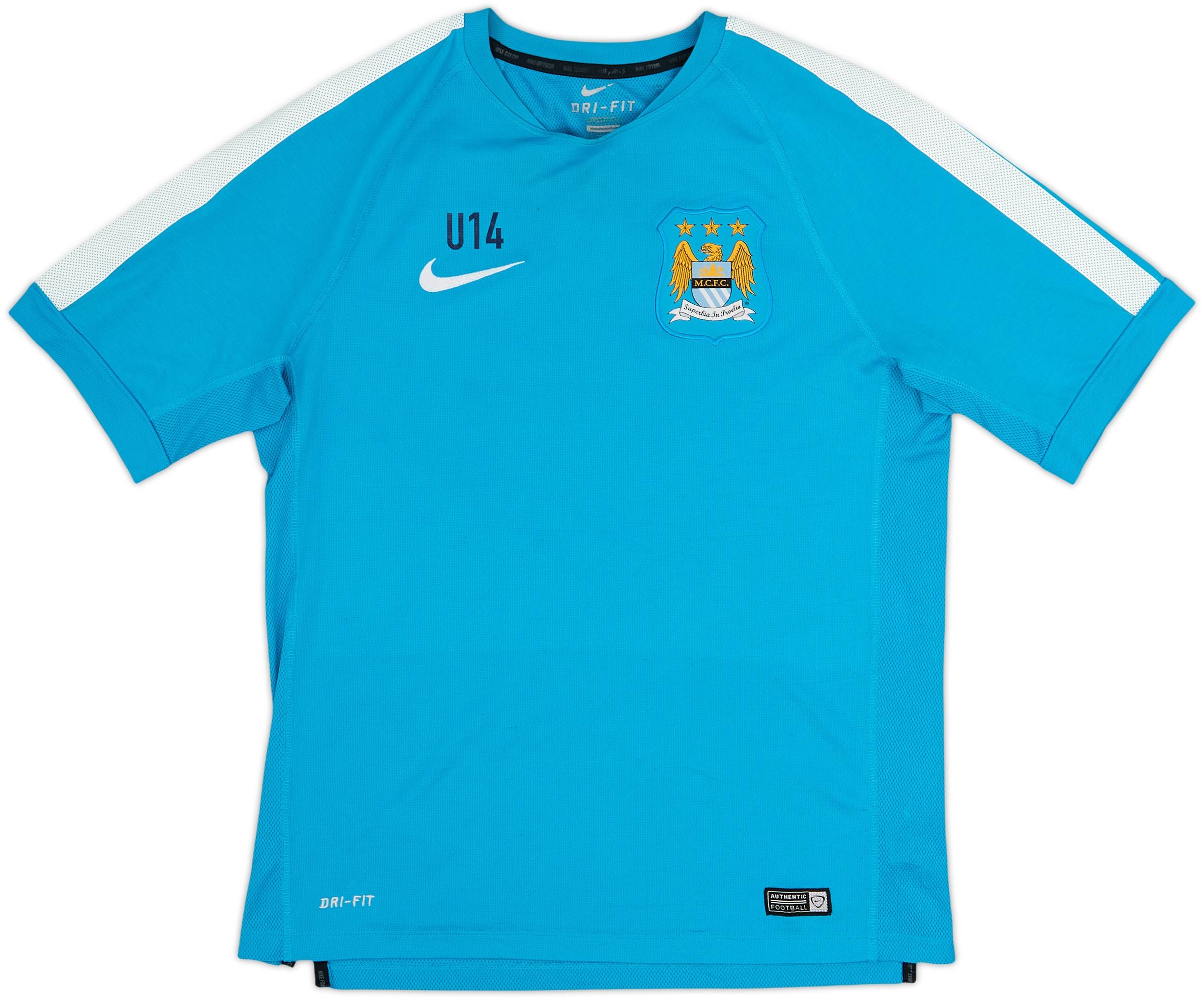 Camiseta Nike versión jugador de entrenamiento del Manchester City