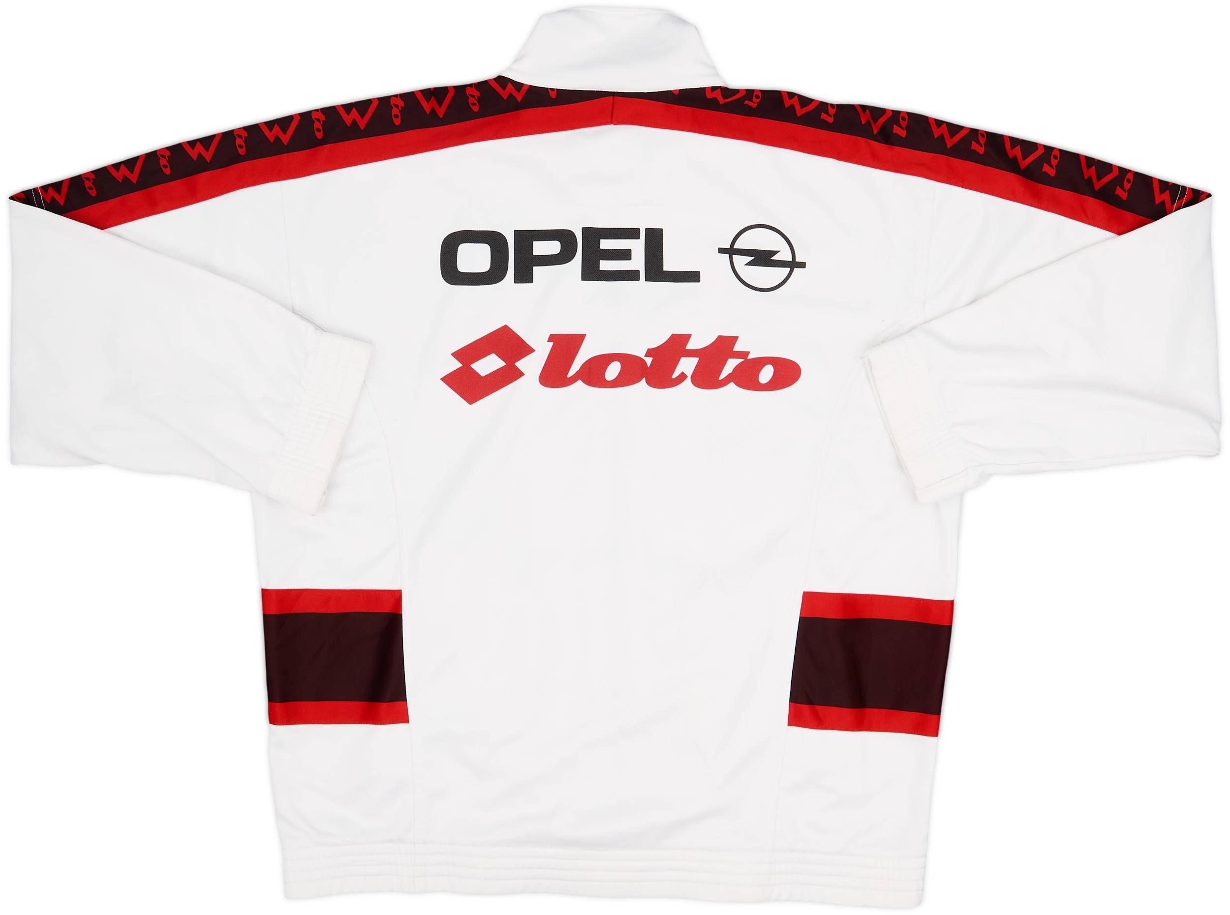 1995-96 AC Milan Lotto Track Jacket - 8/10 - (L)