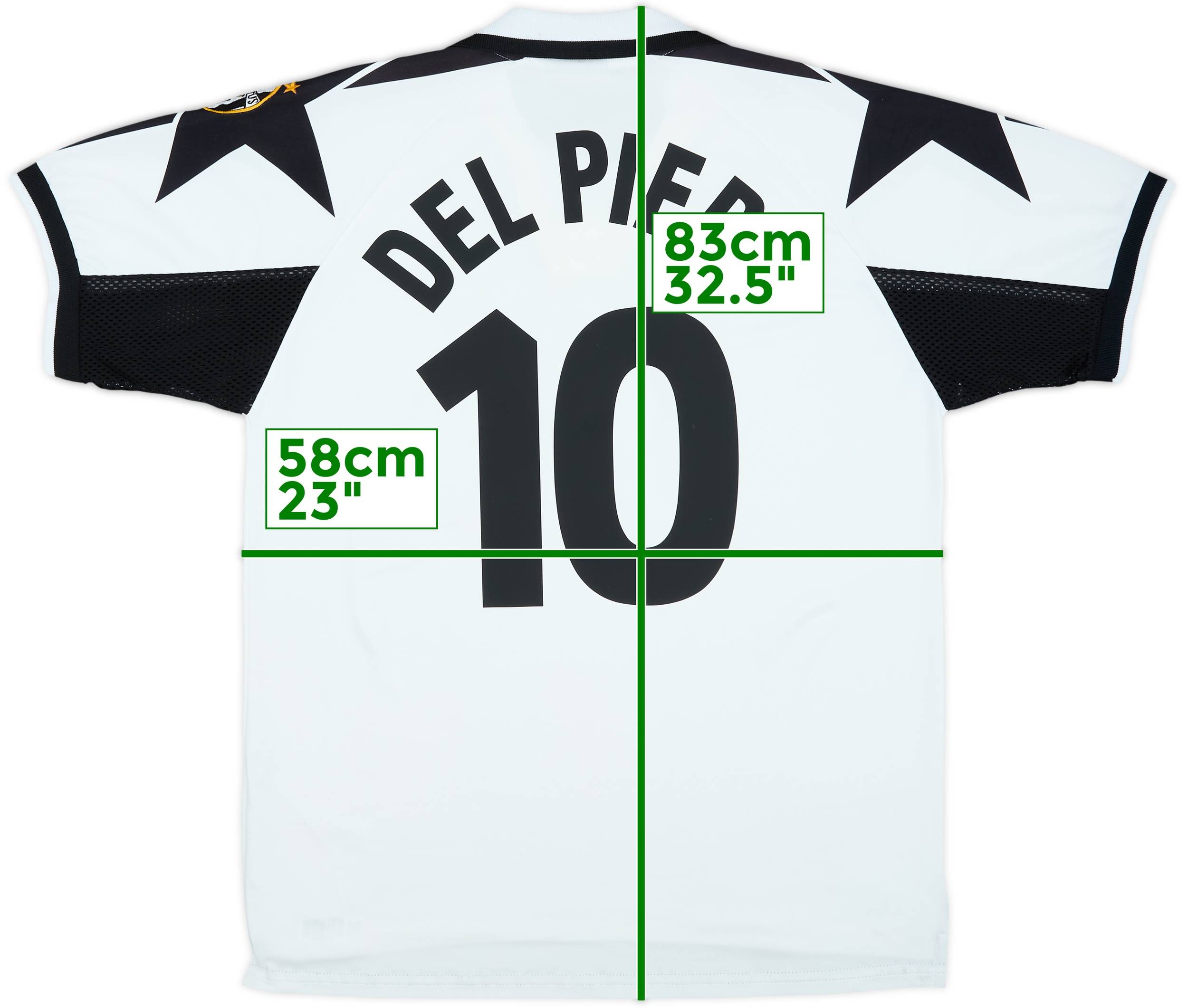 1998-99 Juventus Away Shirt Del Piero #10 - 6/10 - (L)