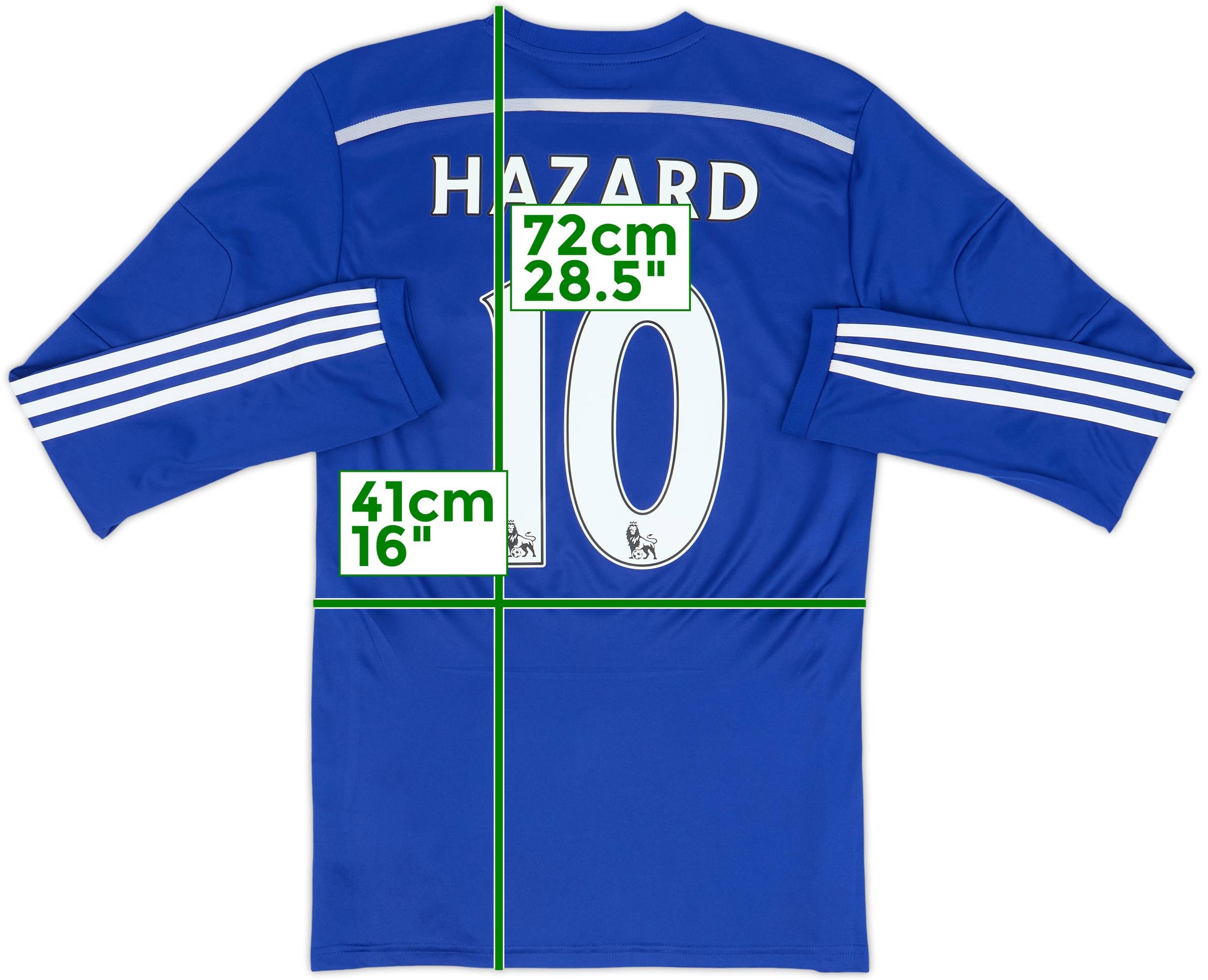 2014-15 Chelsea Home L/S Shirt Hazard #10 - 8/10 - (S)